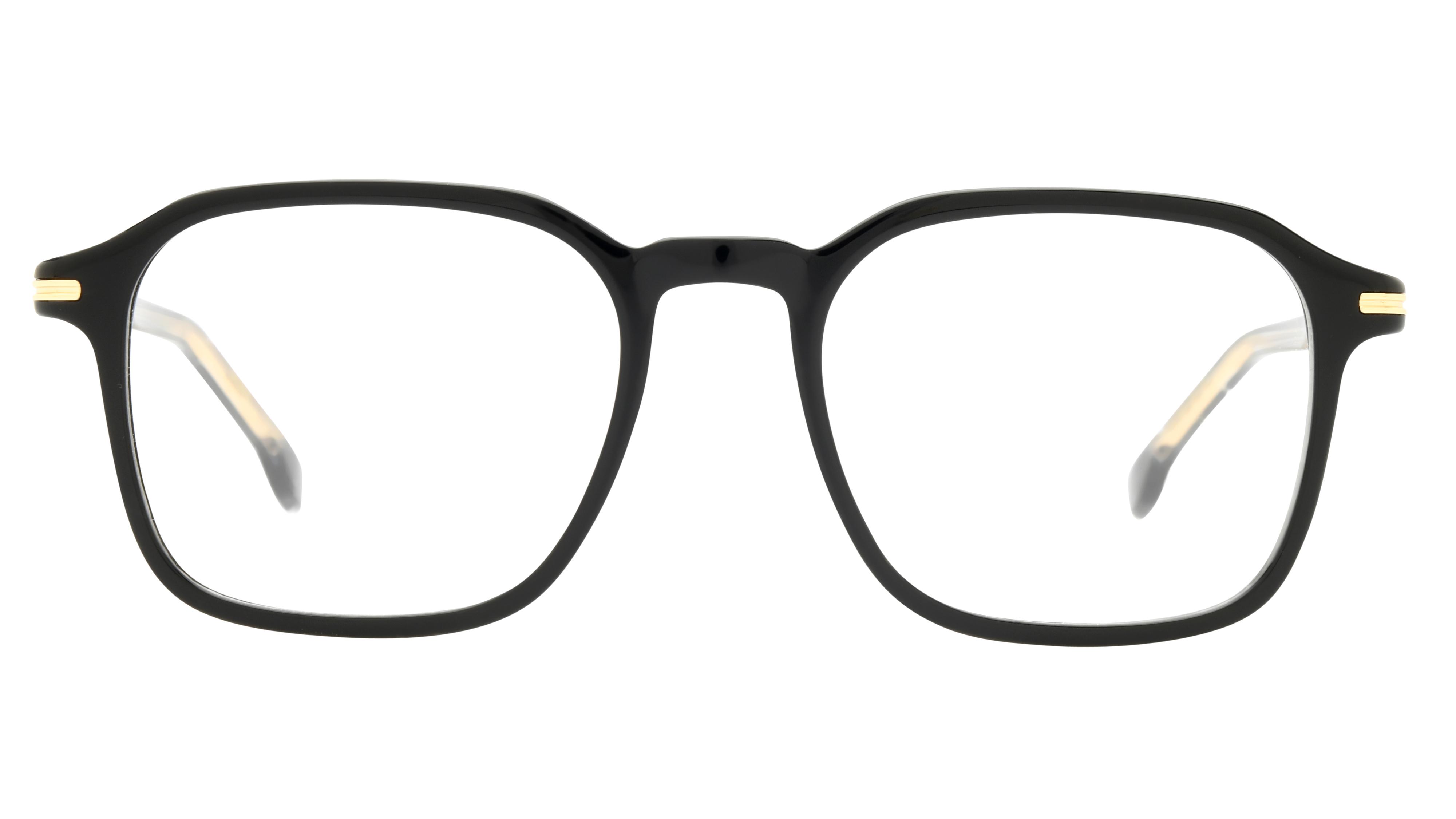 Lunettes de vue Boss Homme Noir Carré Boss1629 Face