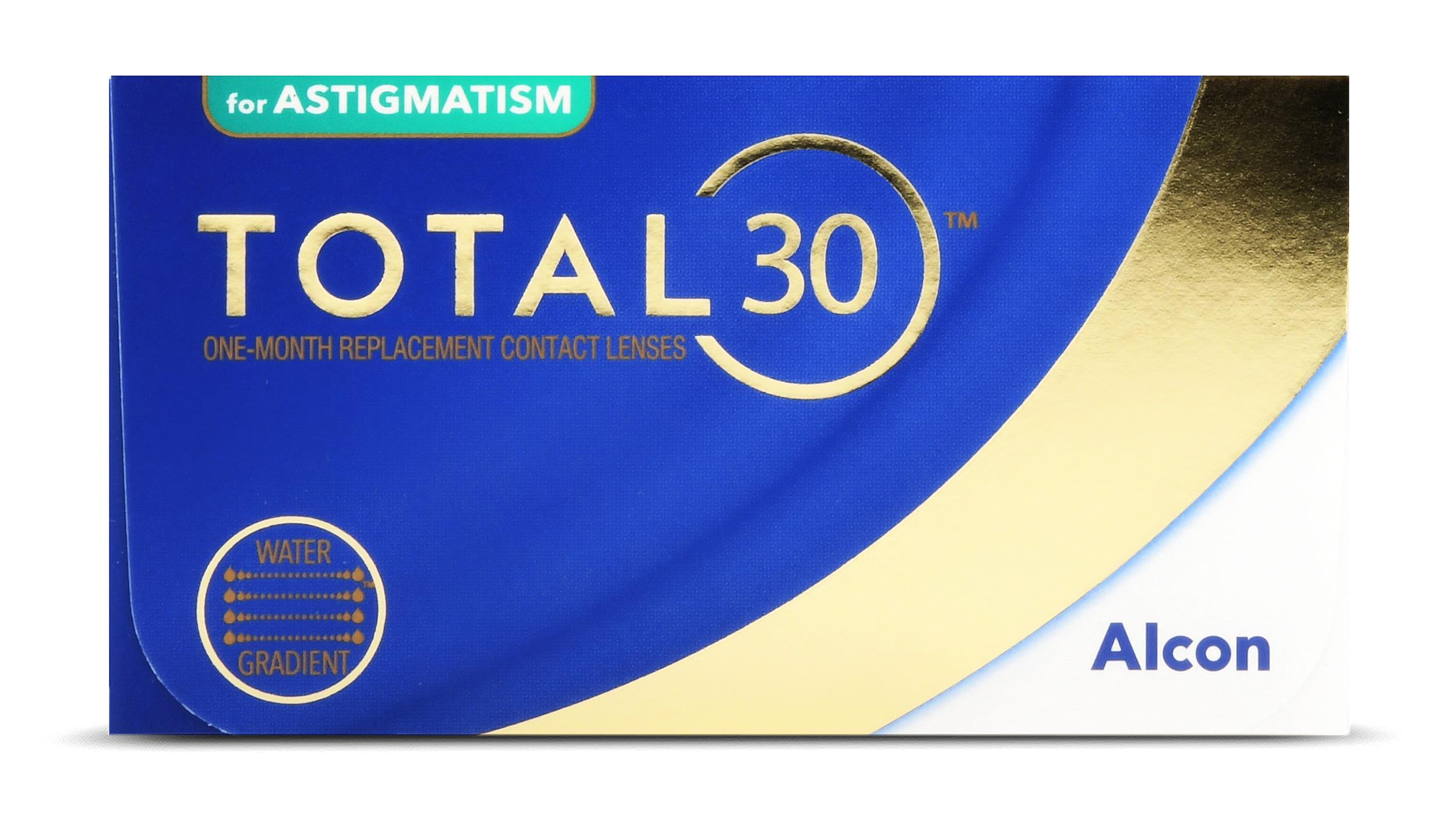 Lentilles de contact Total 30 for Astigmatism 