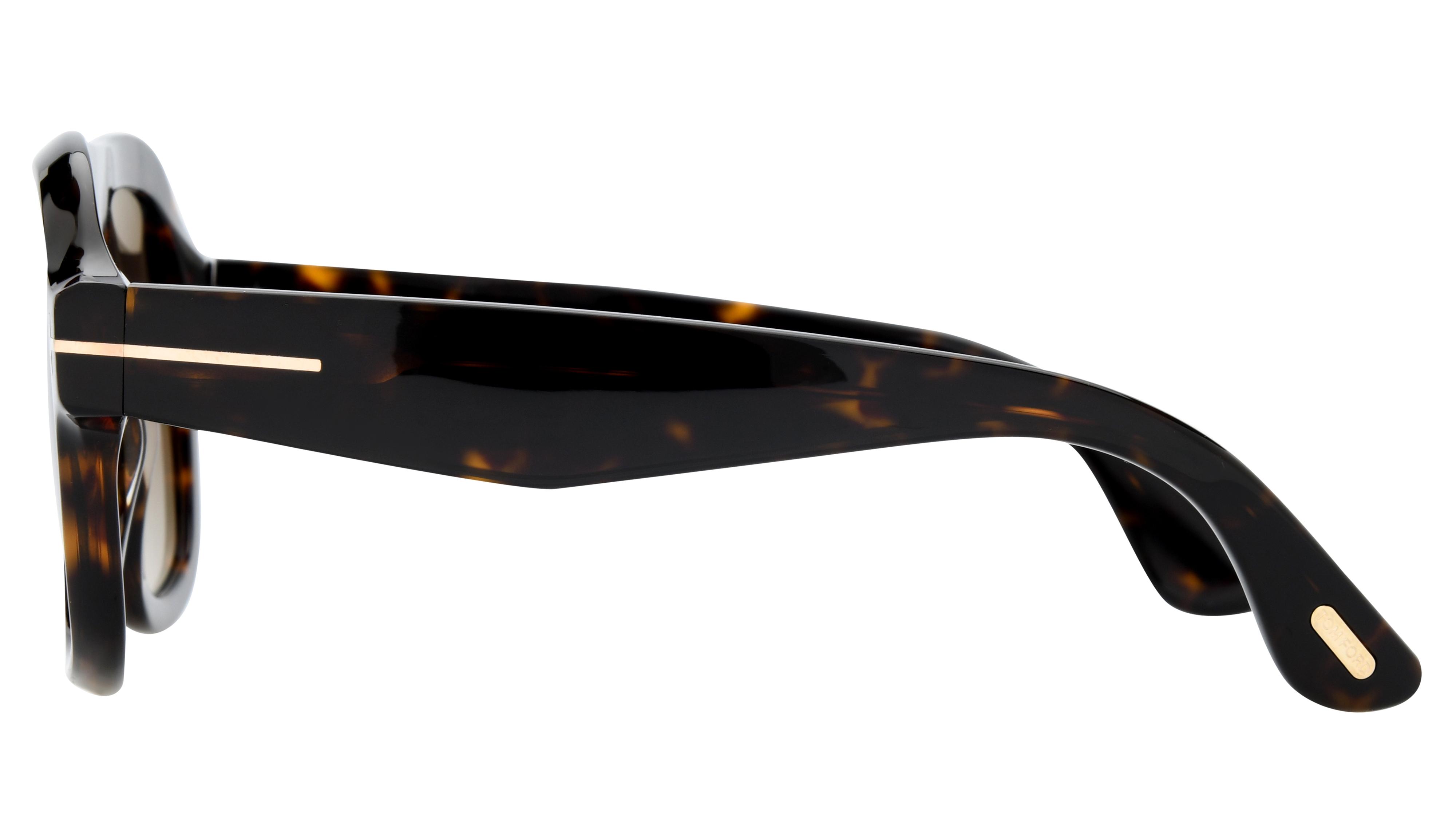 Lunettes de soleil Tom Ford Femme Écaille Aviateur FT1324 Gauche
