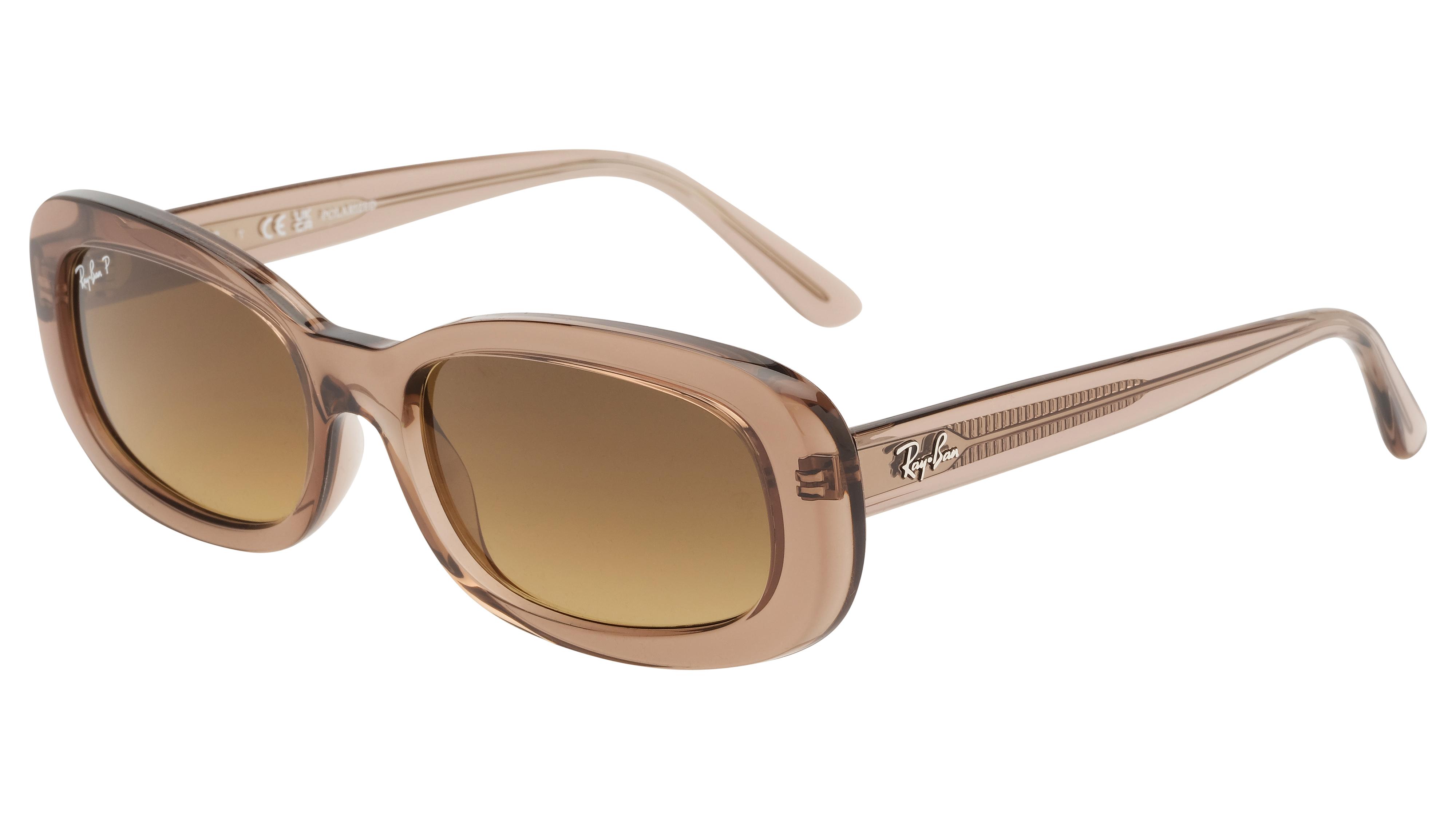 Lunettes de soleil Ray-Ban Femme Marron Ovale rb2221 Trois-Quart