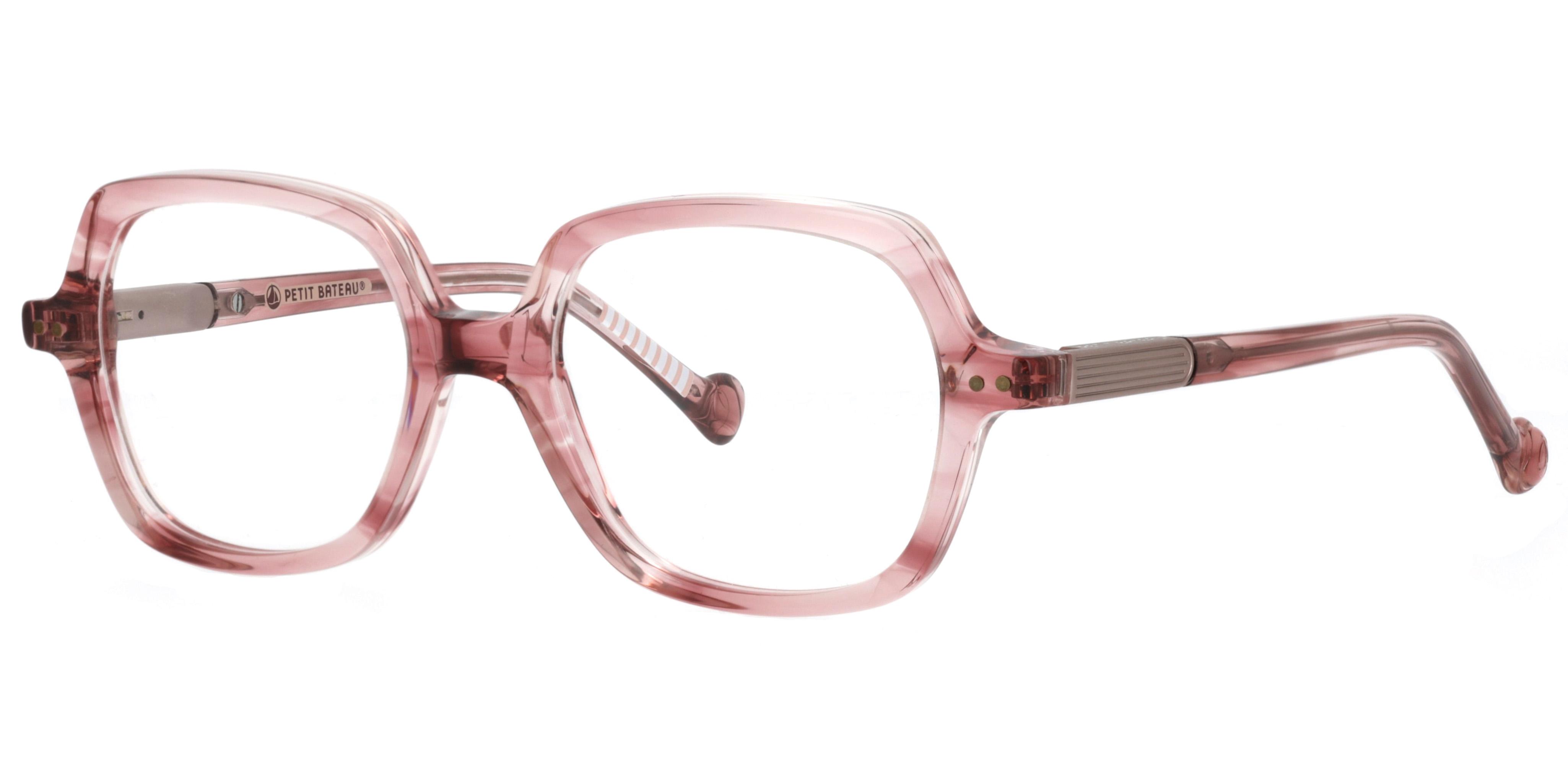 Lunettes de vue Petit Bateau Enfant Rose Rectangle Ile Gauche