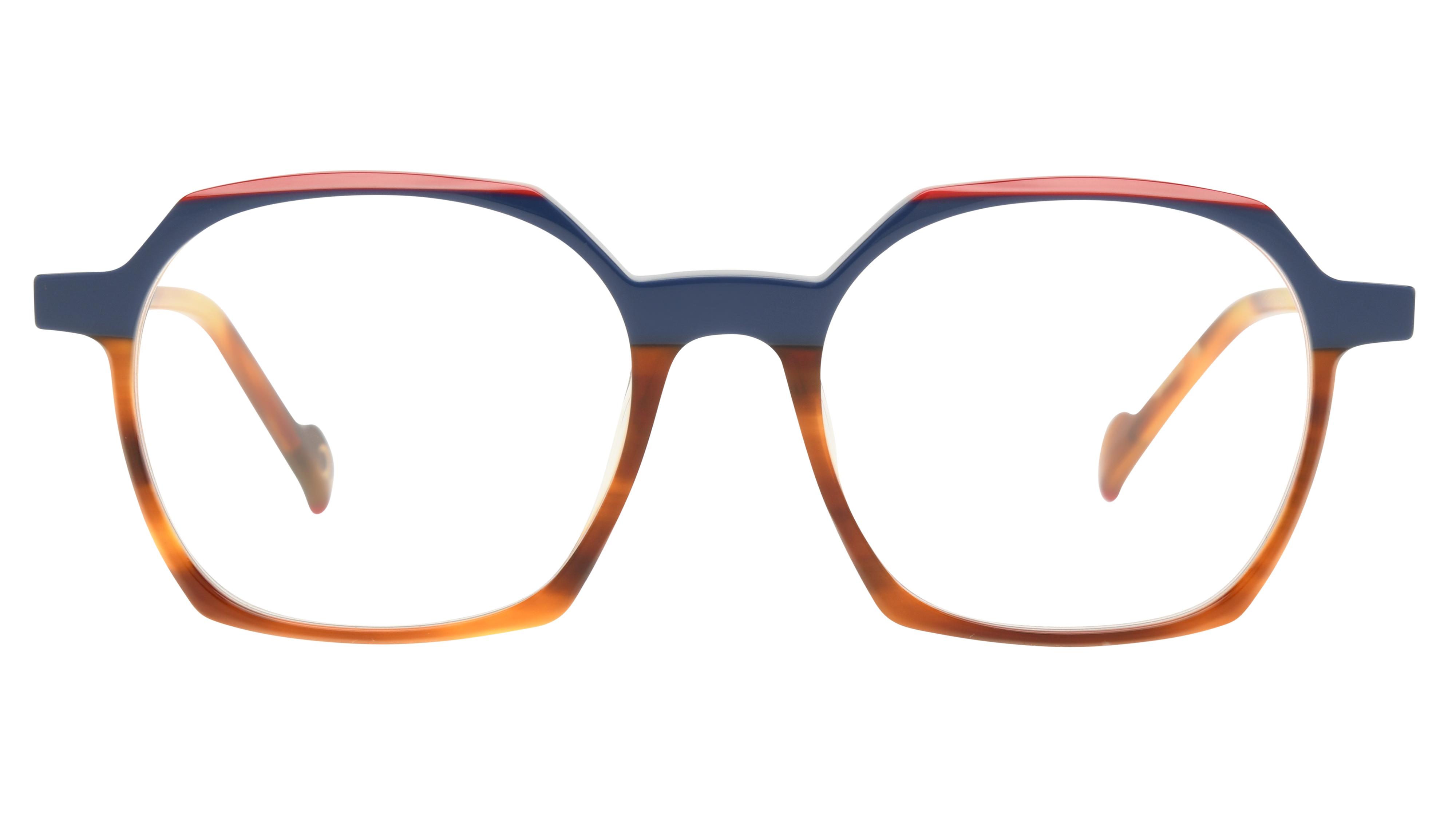 Lunettes de vue Etnia Barcelona Jani 50O Blrd Bleu Satin Carré - Krys, image size:4000x2249