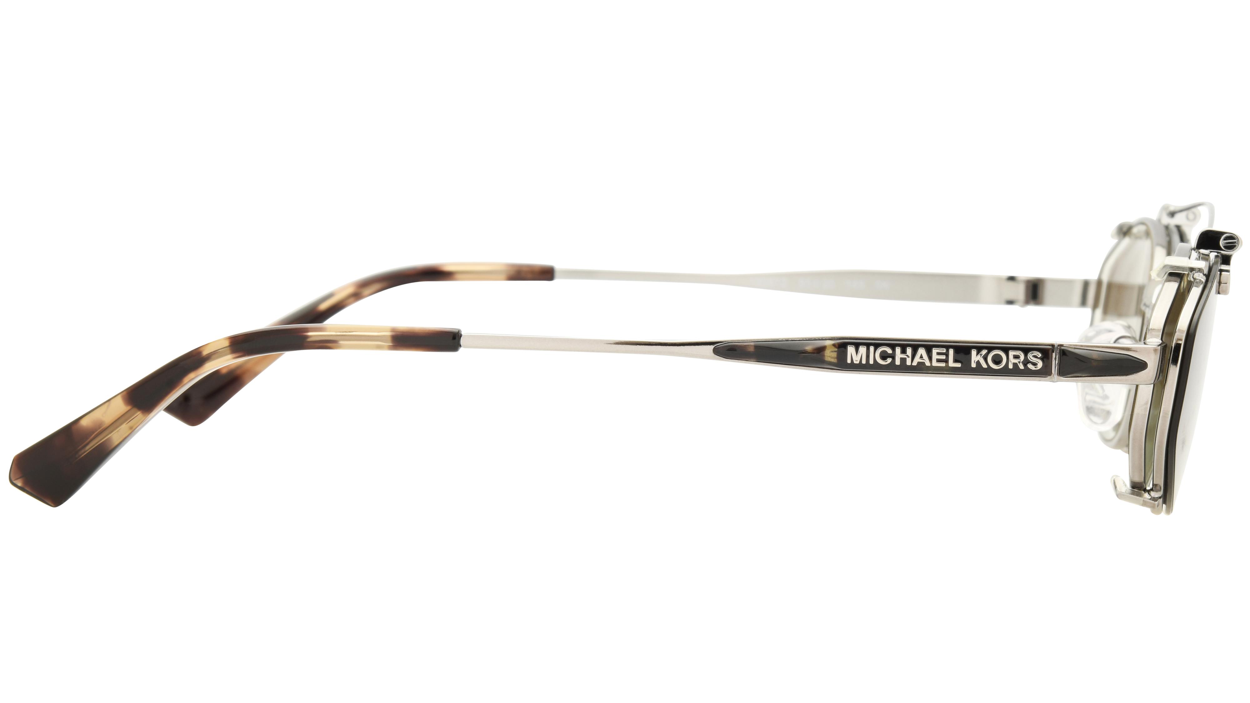 Lunettes de vue Michael Kors Femme Argent Ovale Mk1175 Droite