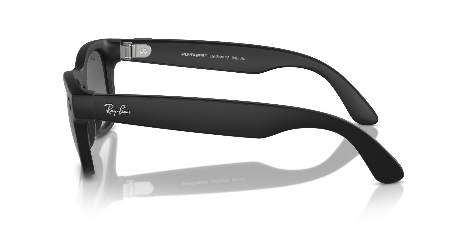 Lunettes de soleil Ray-Ban Mixte Noir Carré RW4006 Gauche