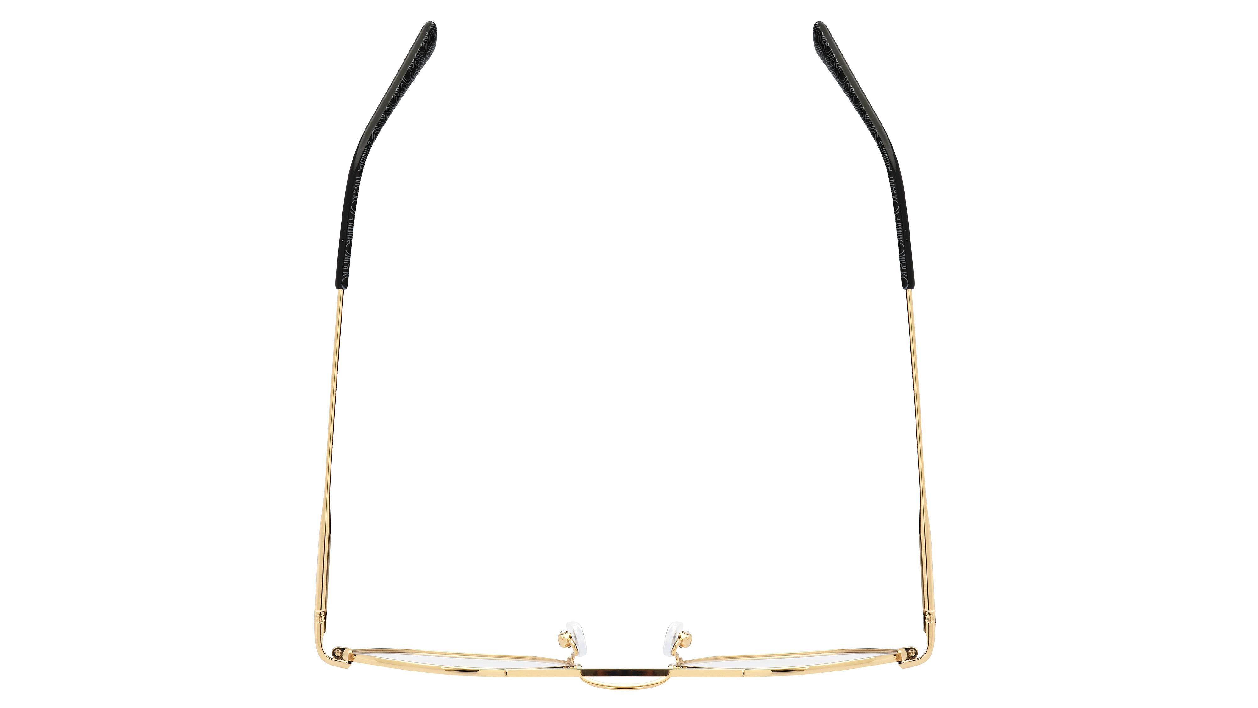 Lunettes de vue Signature Krys Femme Noir Ronde Kor2101 Dessus