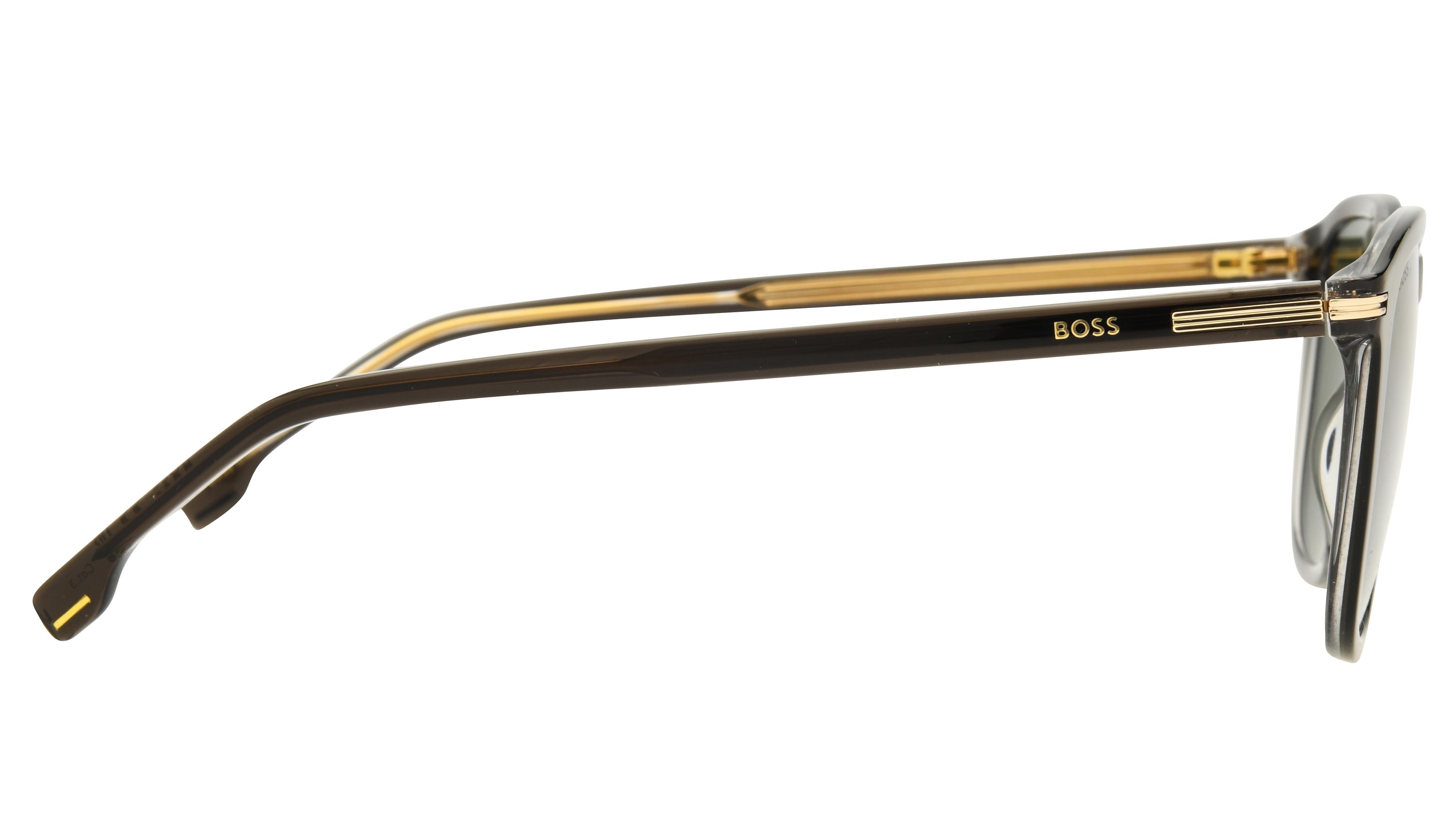Lunettes de soleil Boss Homme Bleu Ronde boss1845/s Droite