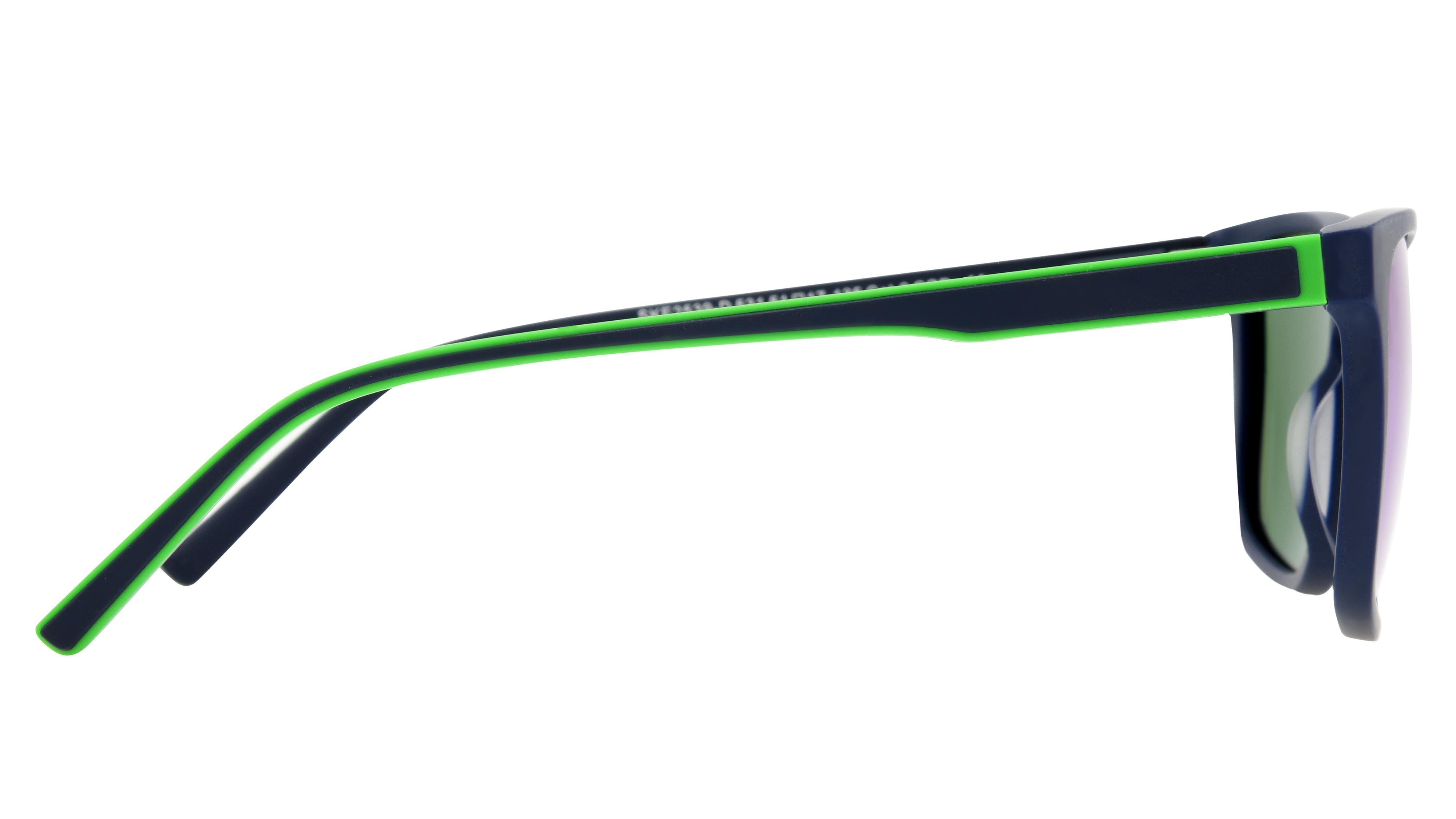 Lunettes de soleil Signature Krys Homme Bleu Rectangle Ske2539-D Droite