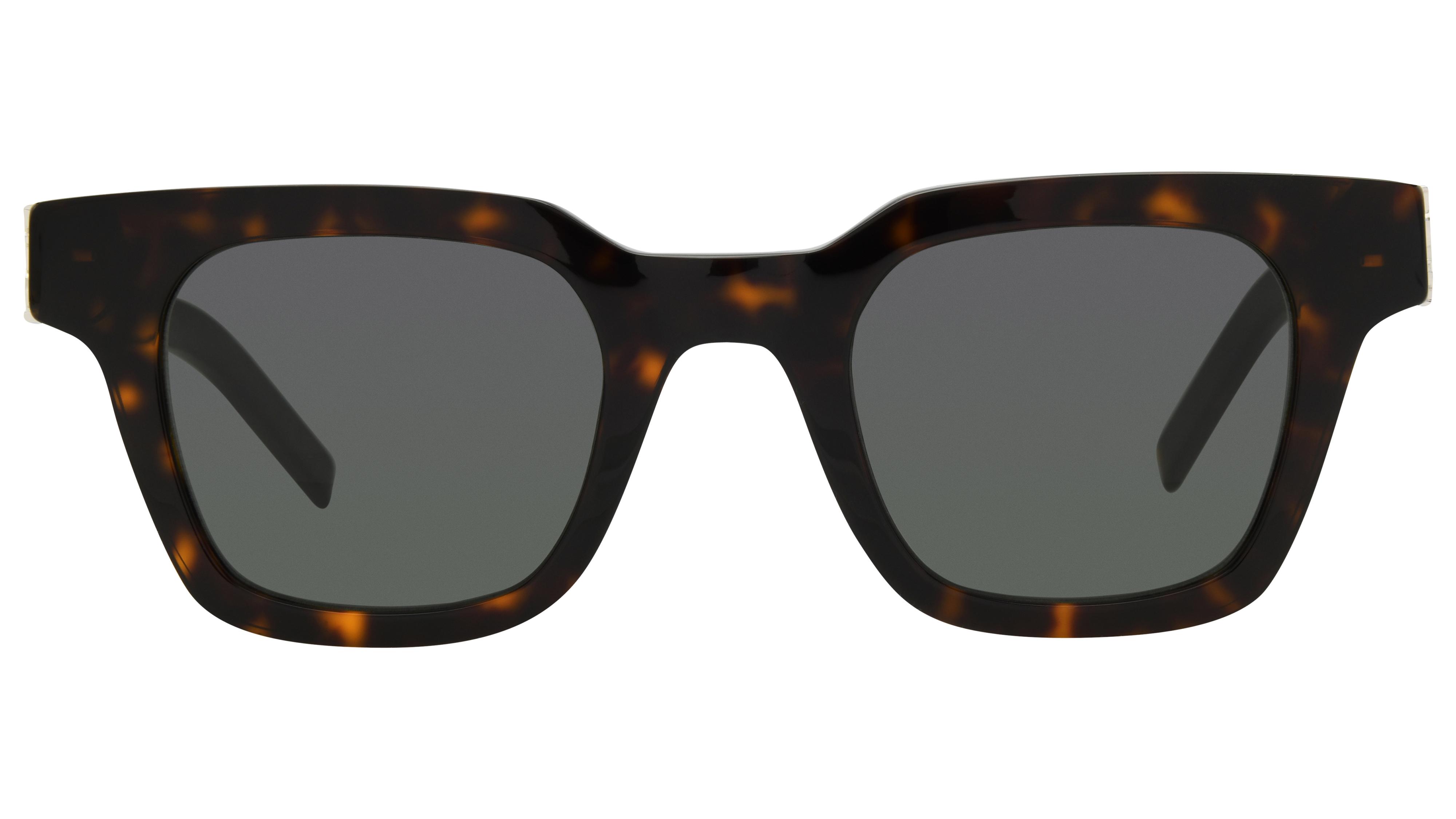 Lunettes de soleil Saint Laurent Femme Écaille Rectangle sl Face