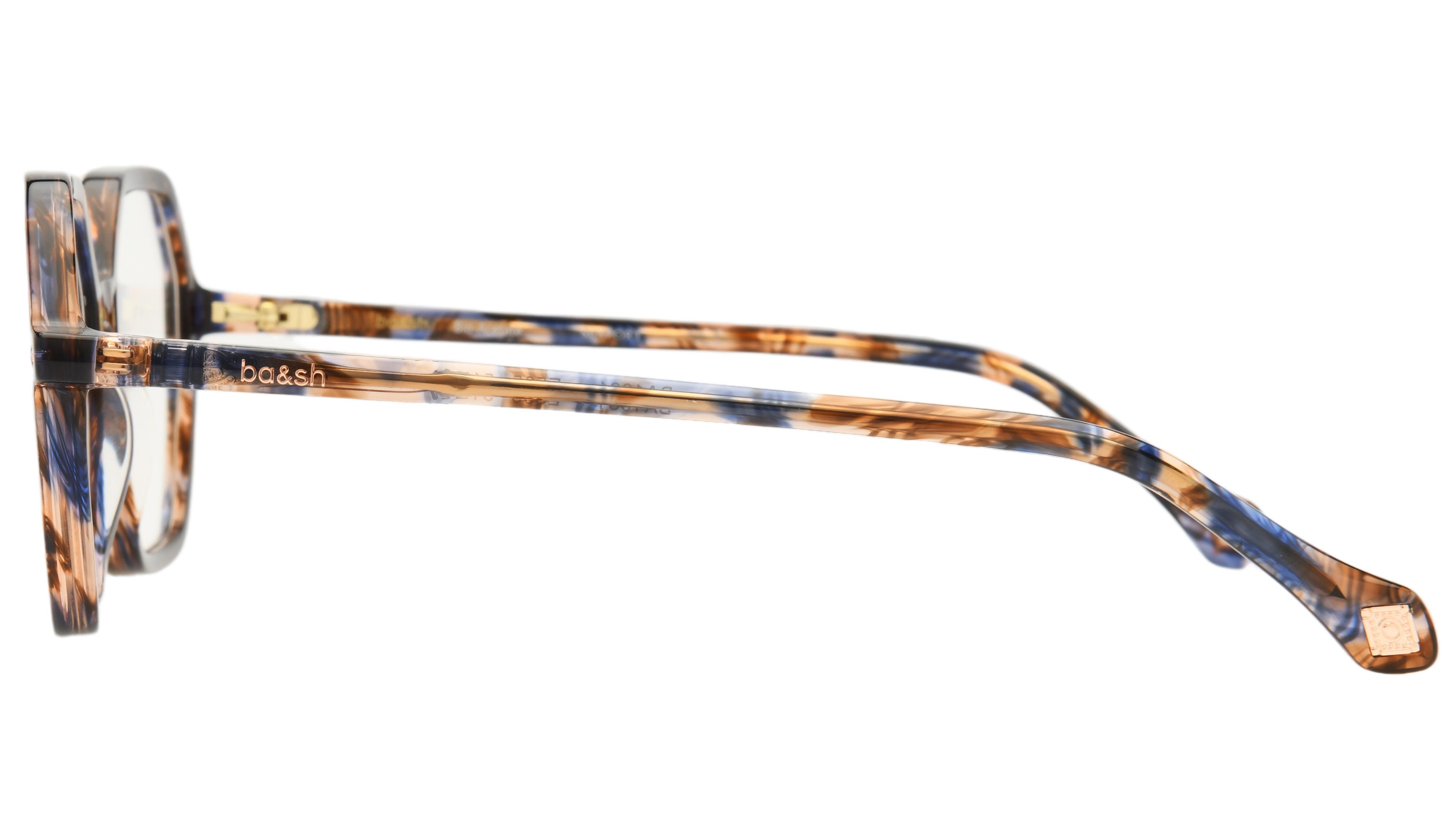 Lunettes de vue ba&sh Femme Écaille Ronde BA1081 Gauche