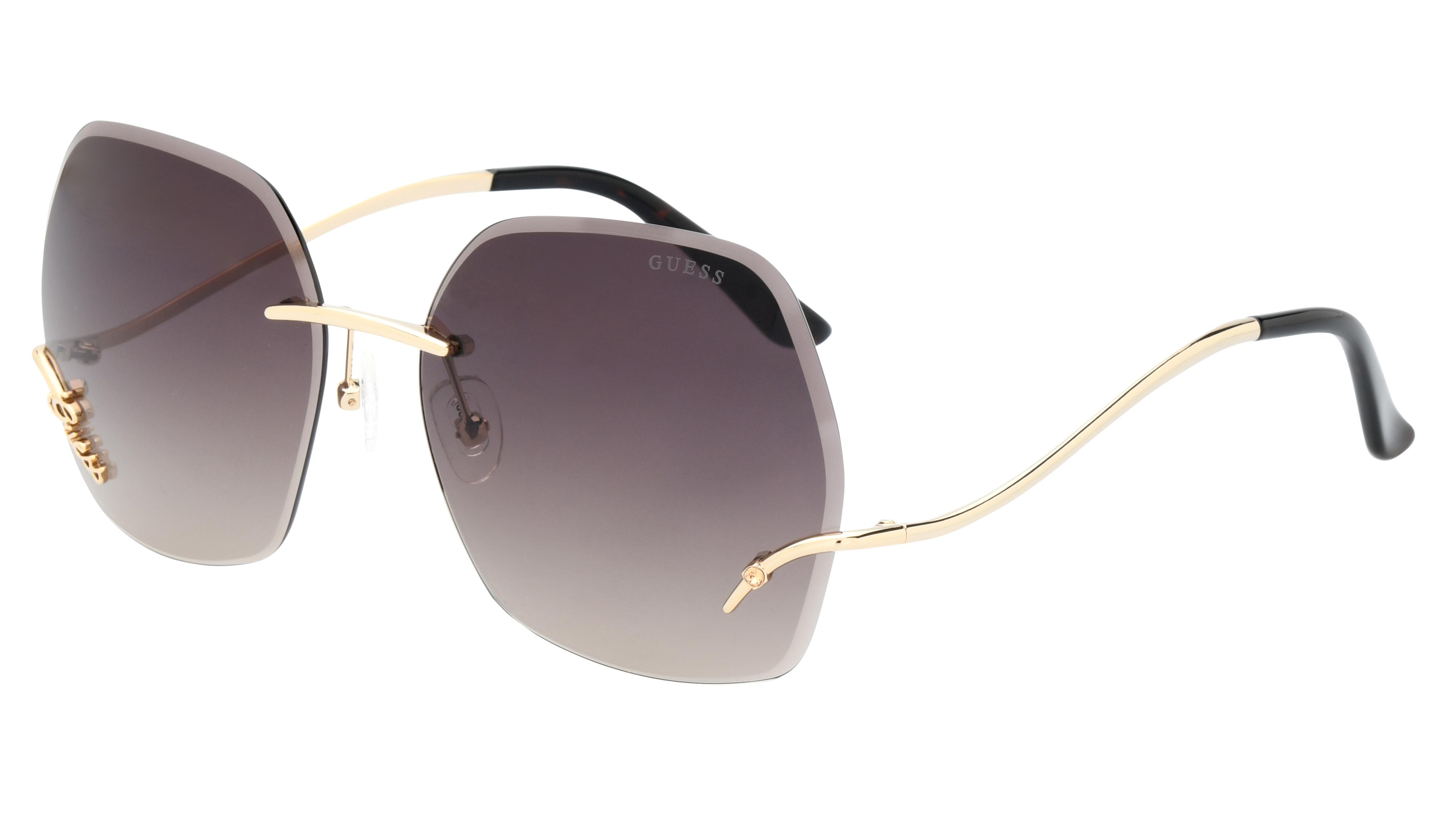 Lunettes de soleil Guess Femme Or Papillon Gu00268 Trois-Quart