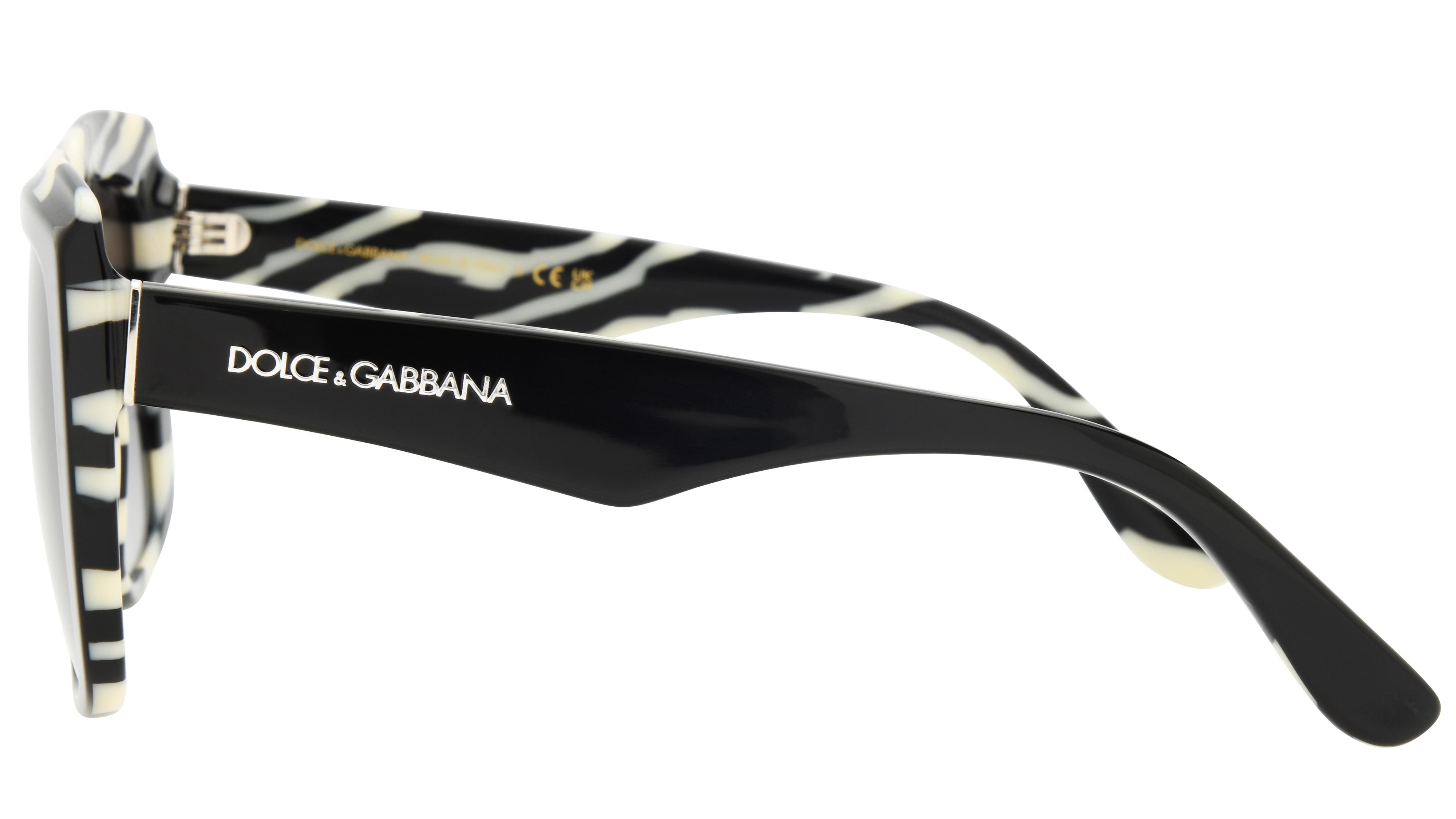 Lunettes de soleil Dolce&Gabbana Femme Noir Carré DG4414 Gauche