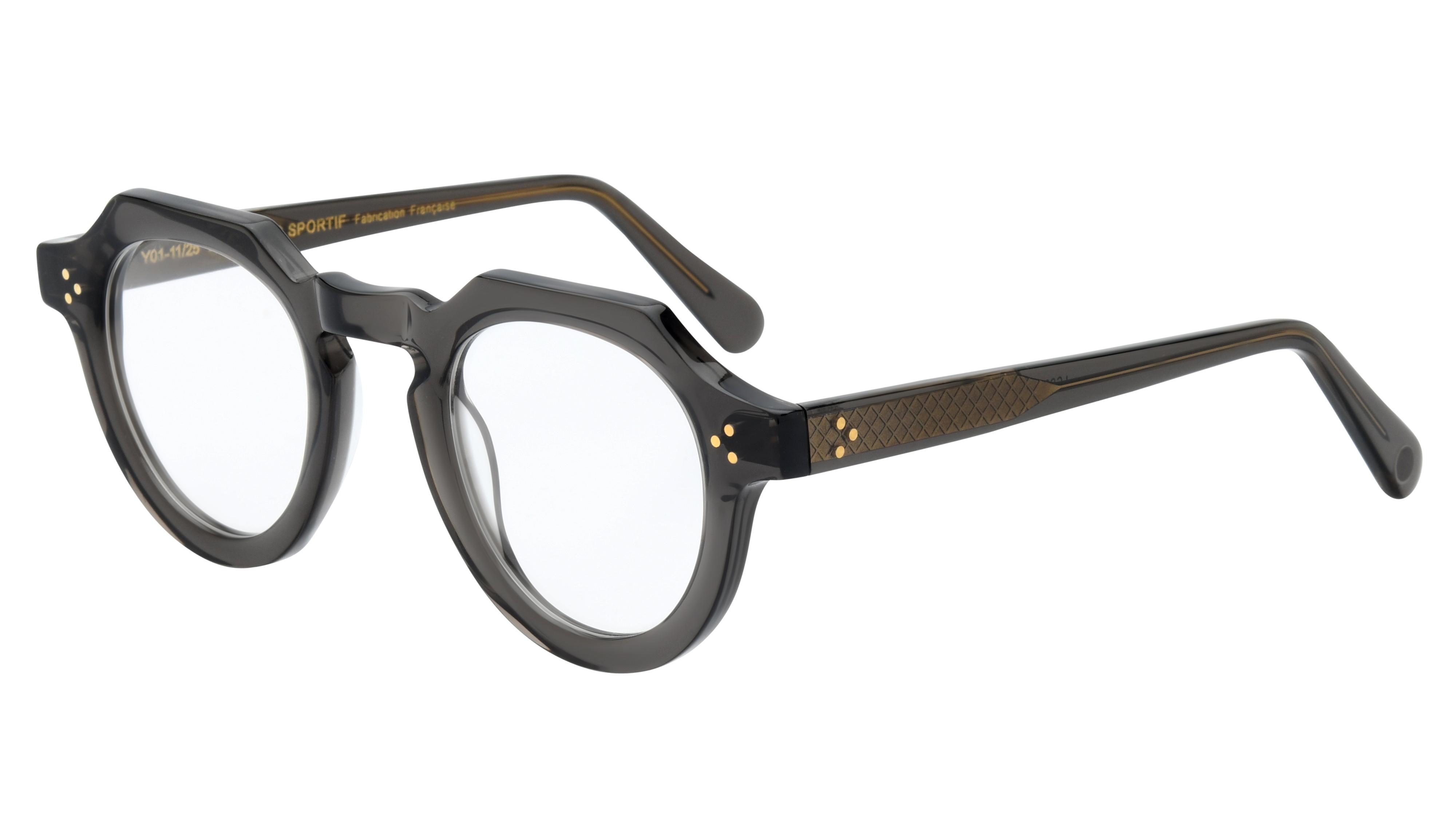 Lunettes de vue Le Coq Sportif Homme Gris Pantos Lcs2508 Trois-Quart