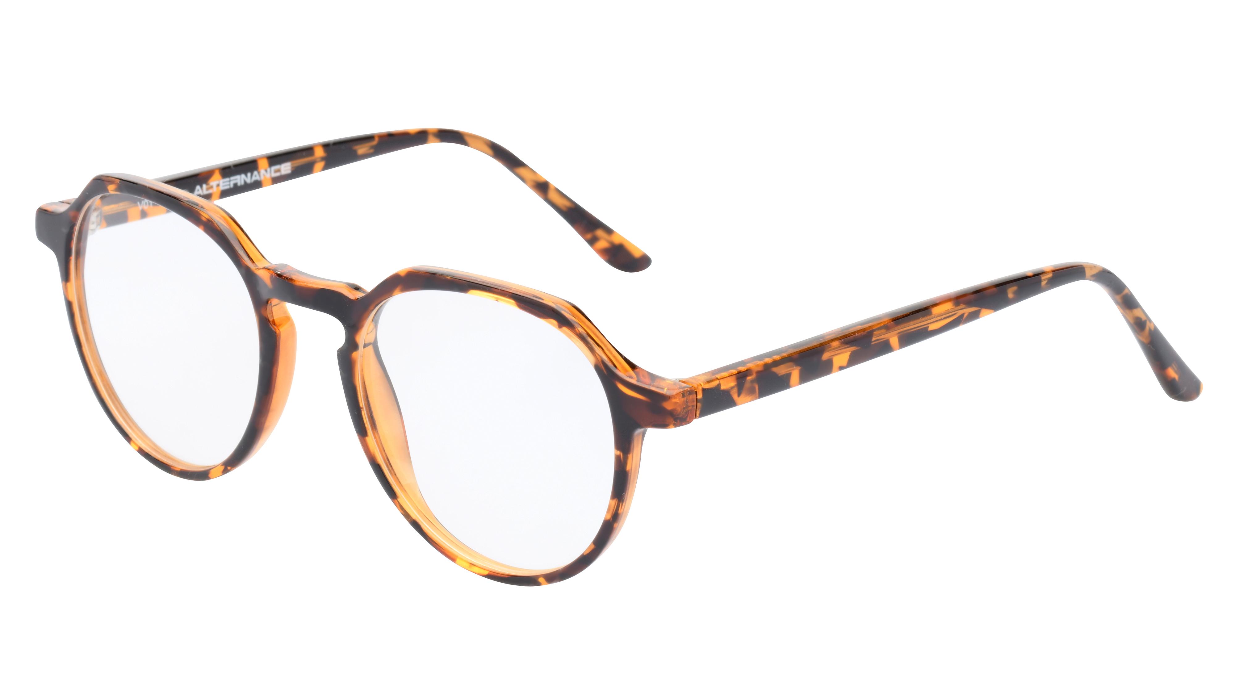 Lunettes de vue Alternance Mixte Écaille Pantos Alt22114 Trois-Quart