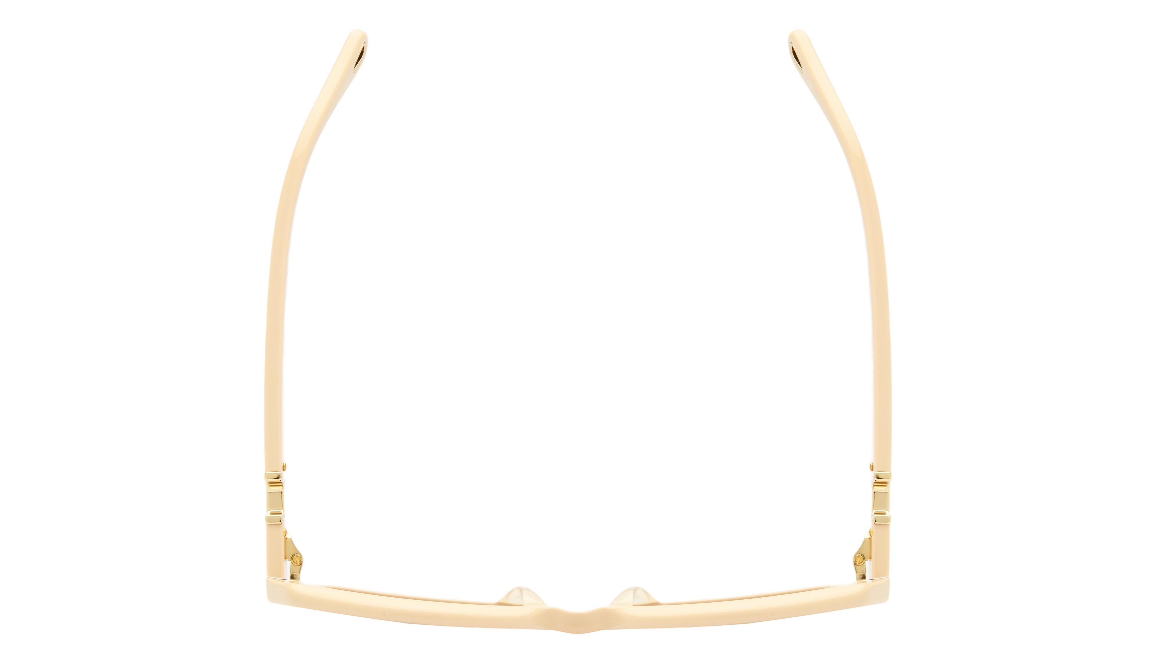 Lunettes de soleil Chloé Femme Marron Rectangle CH0301S Dessus