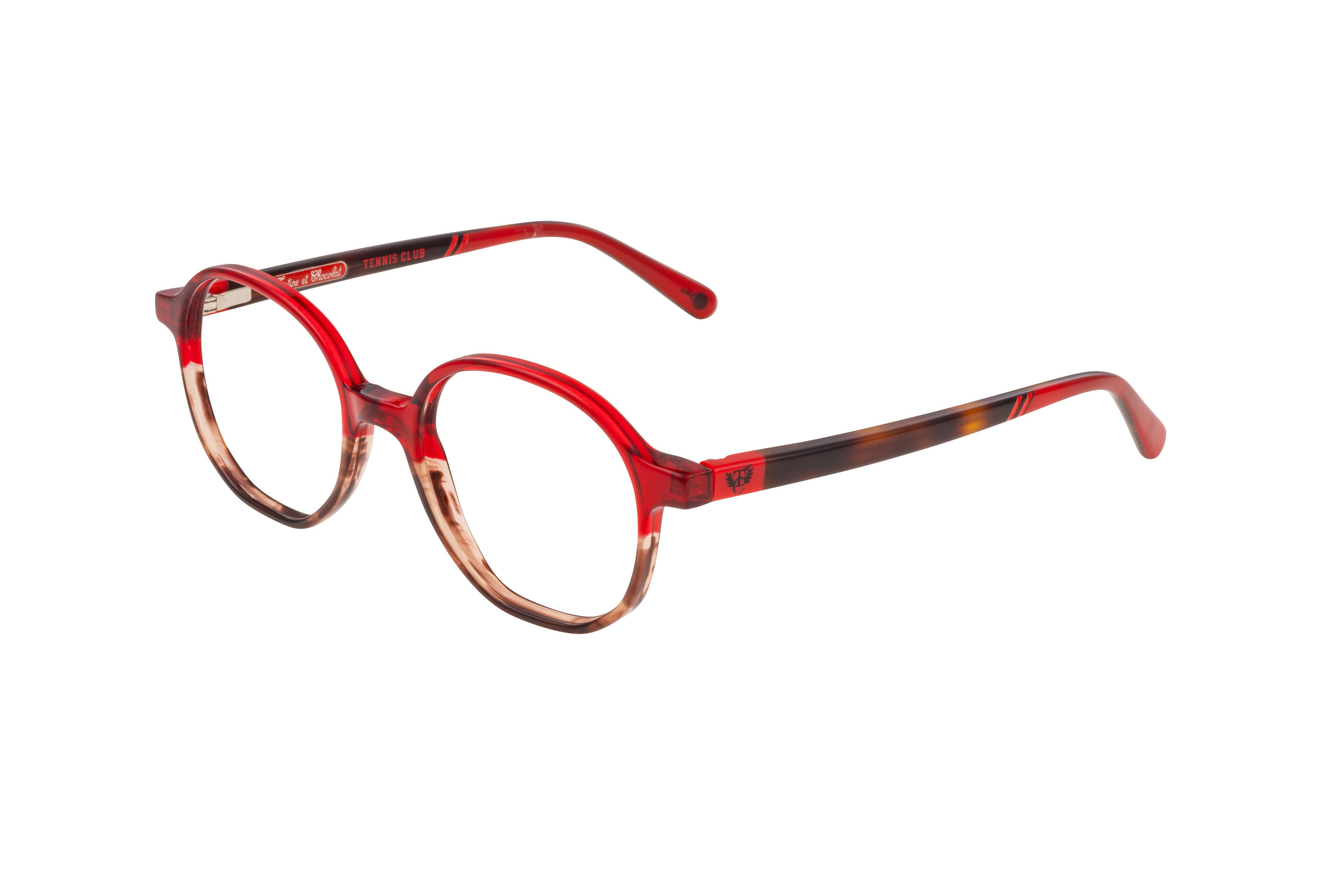 Lunettes de vue Tartine et Chocolat  Rouge Rond TCAA404C74 Gauche