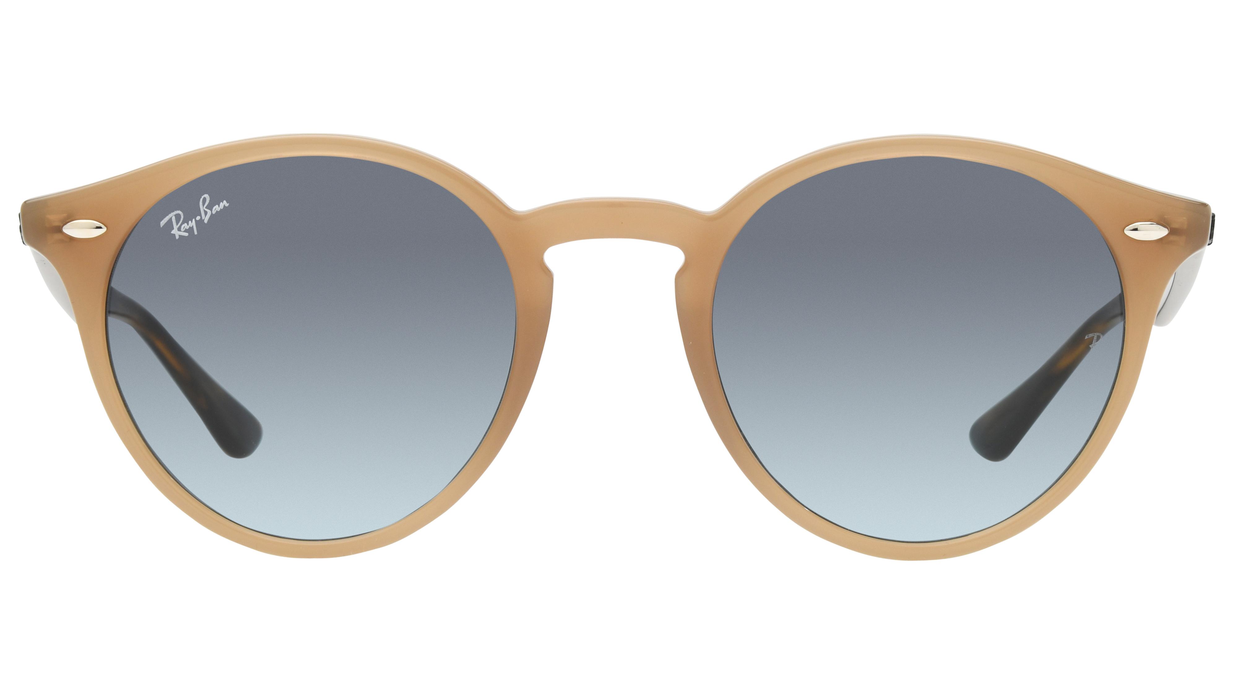 Lunettes de soleil Ray-Ban Mixte Marron Pantos RB2180 Face