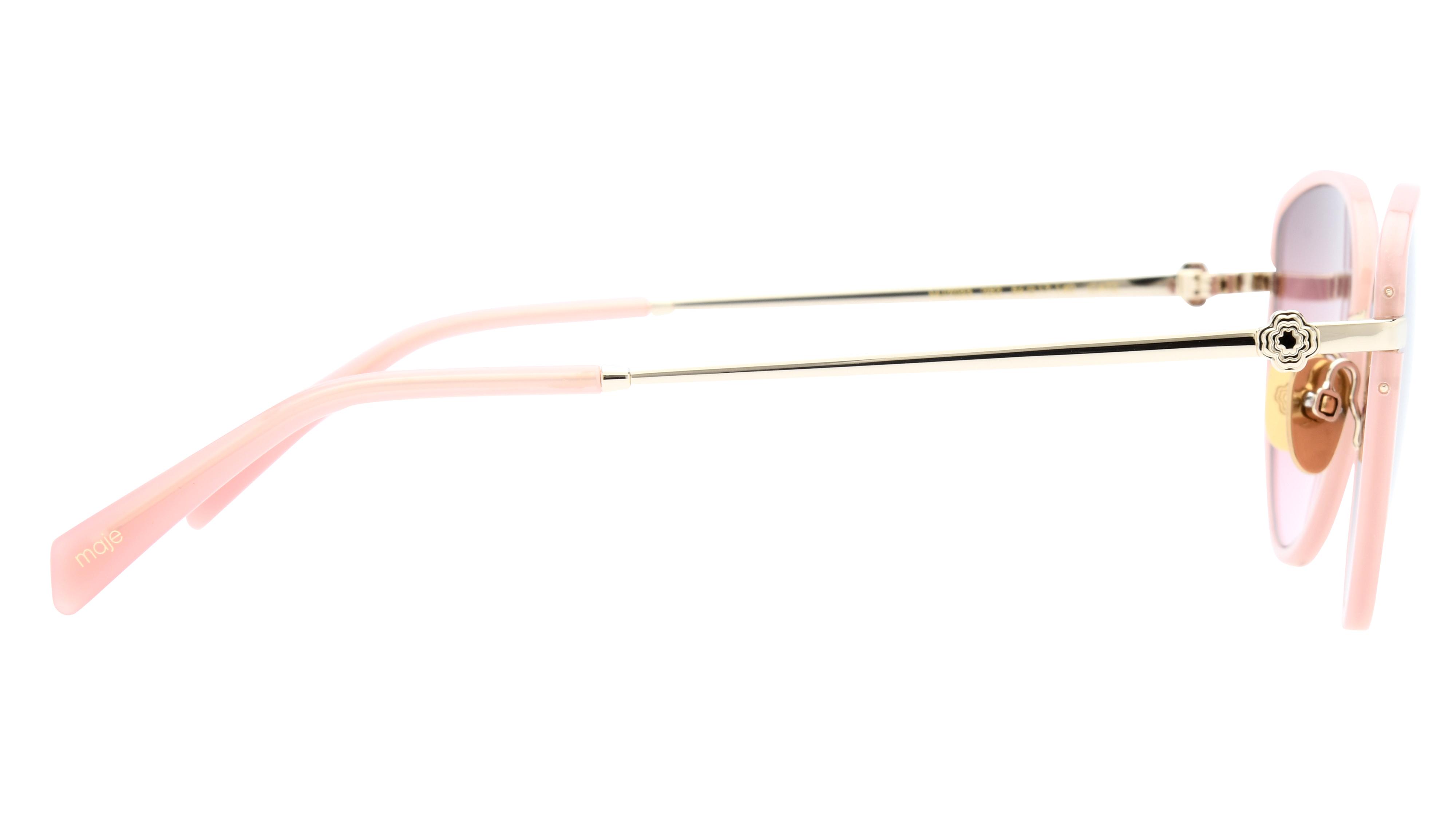 Lunettes de soleil Maje Femme Rose Papillon MJ7033 Droite