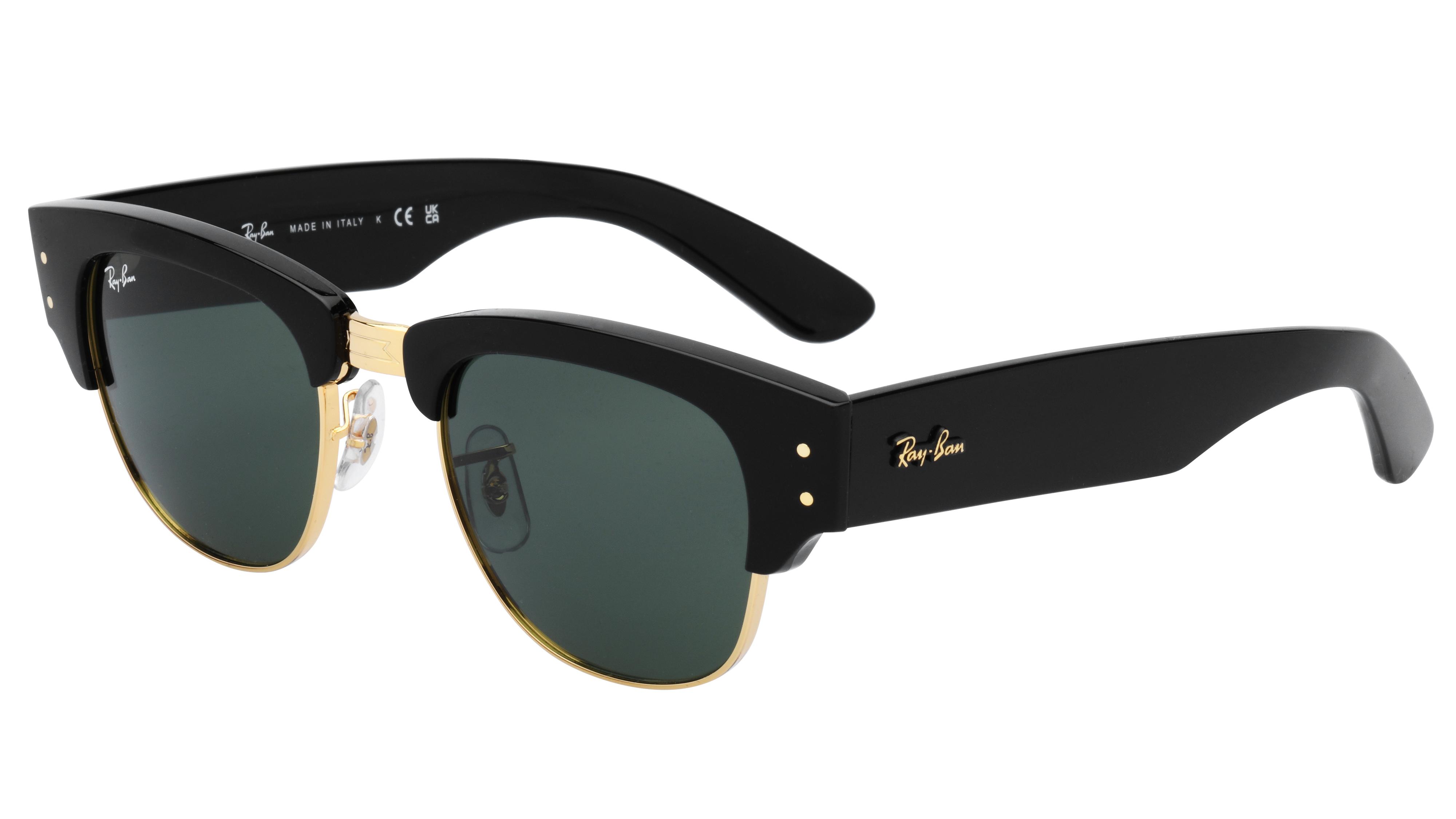 Lunettes de soleil Ray-Ban Mixte Noir Carré RB0316S Trois-Quart