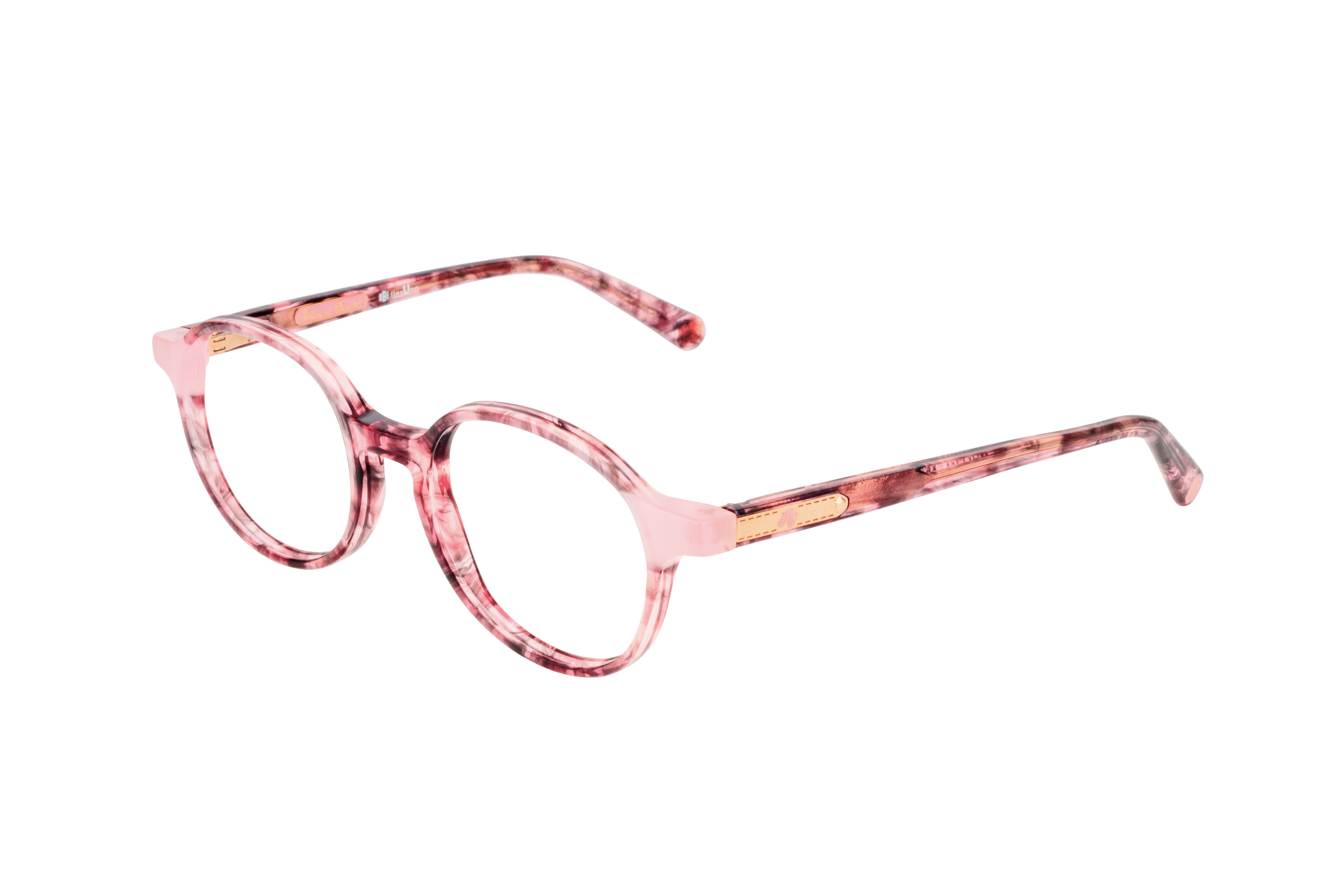 Lunettes de vue Tartine et Chocolat Enfant Rose Ronde TCAA387C70 Gauche