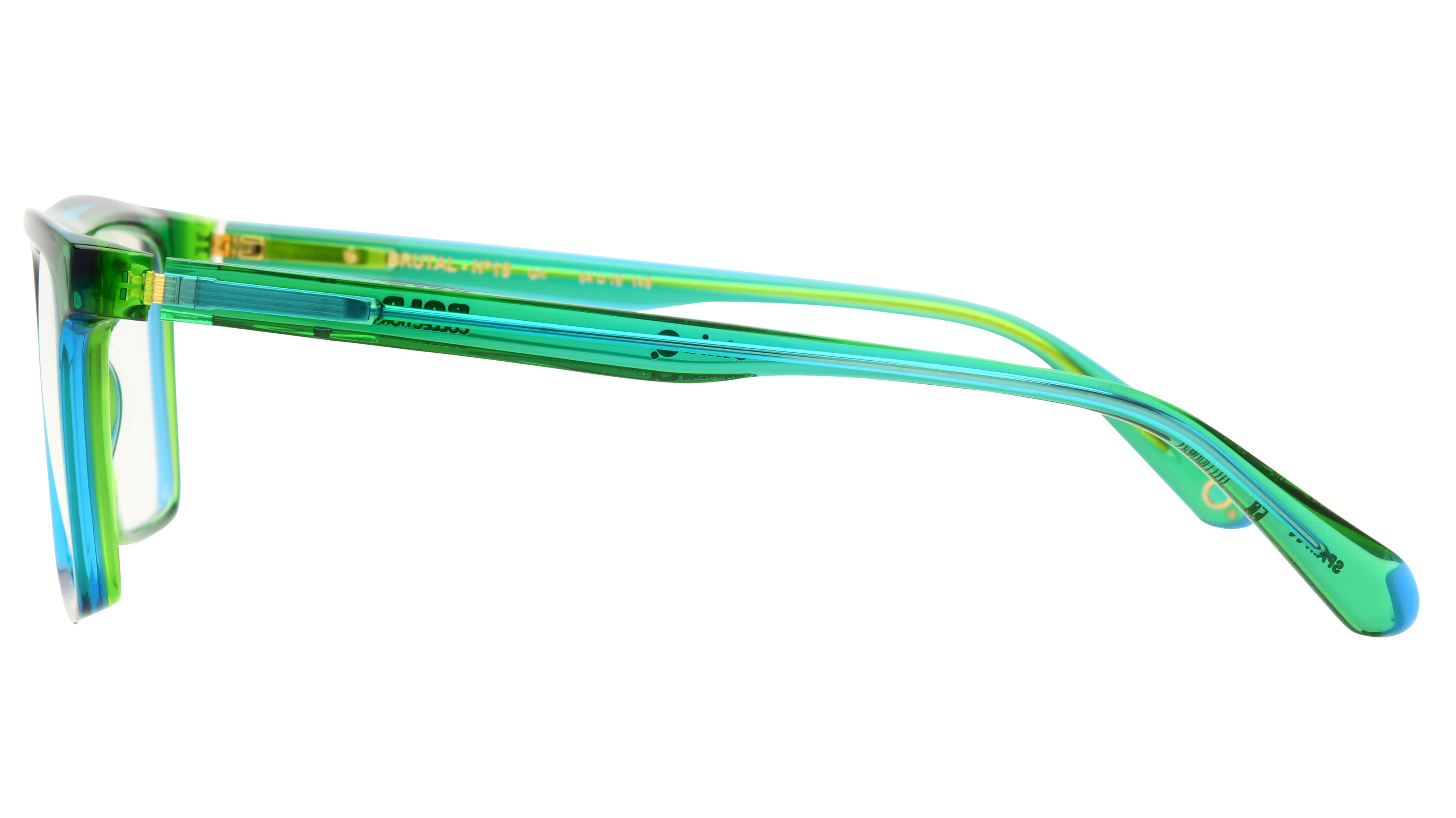Lunettes de vue Etnia Barcelona Homme Transparent Rectangle Brutal Gauche