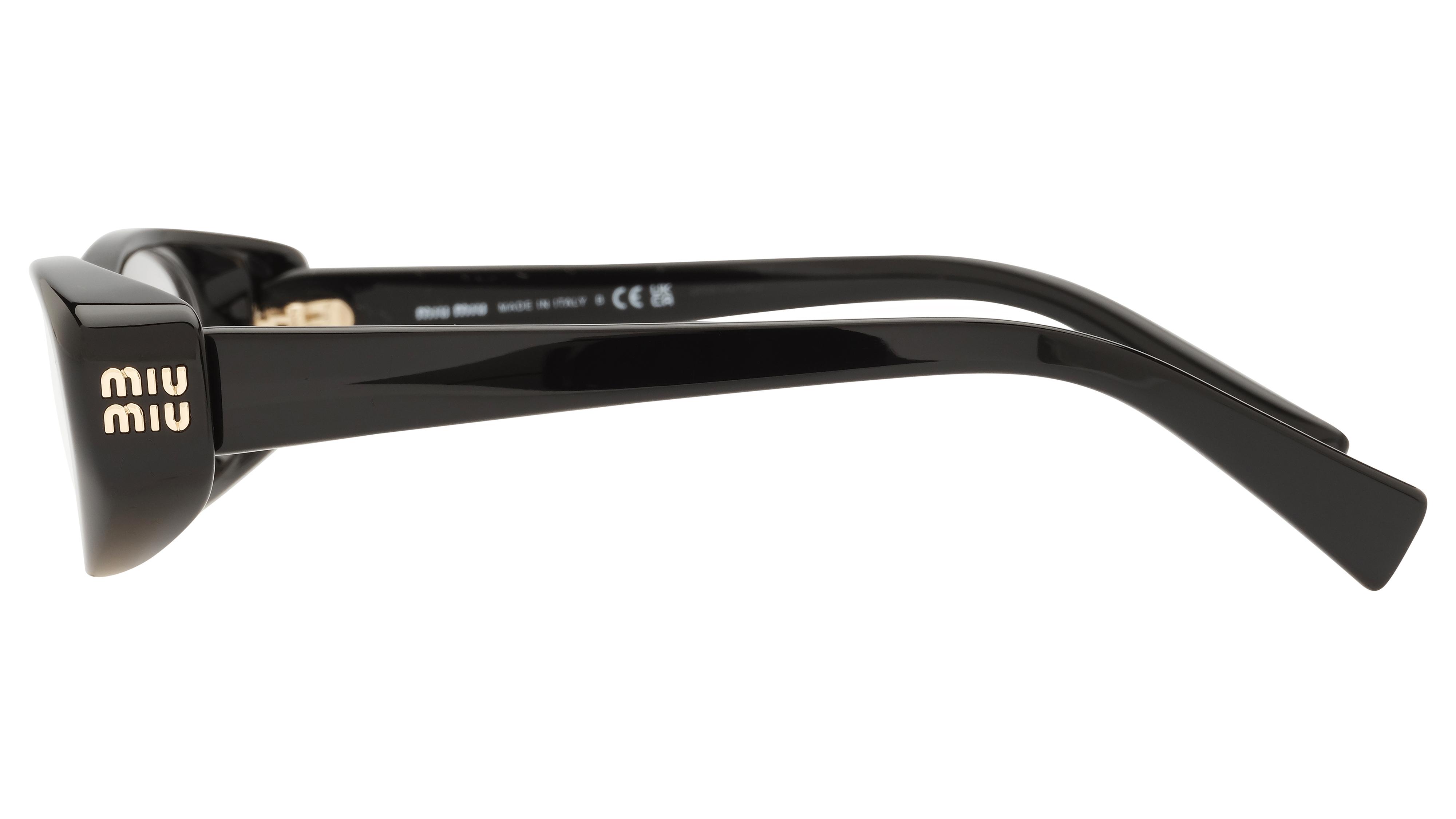 Lunettes de vue Miu Miu Femme Noir Ovale Mu Gauche