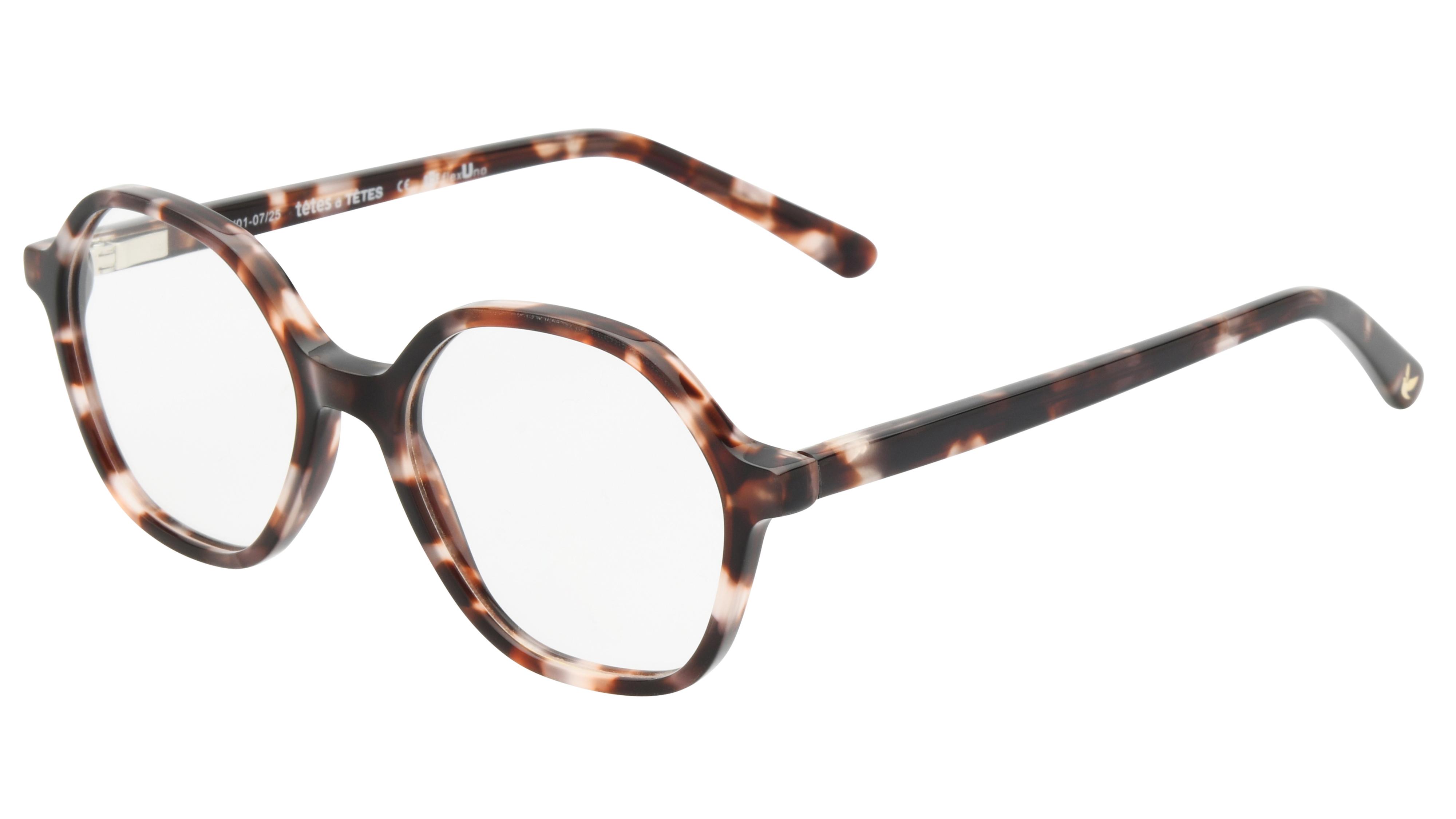 Lunettes de vue têtes à TETES Enfant Écaille Tonneau Tat2604E+ Trois-Quart