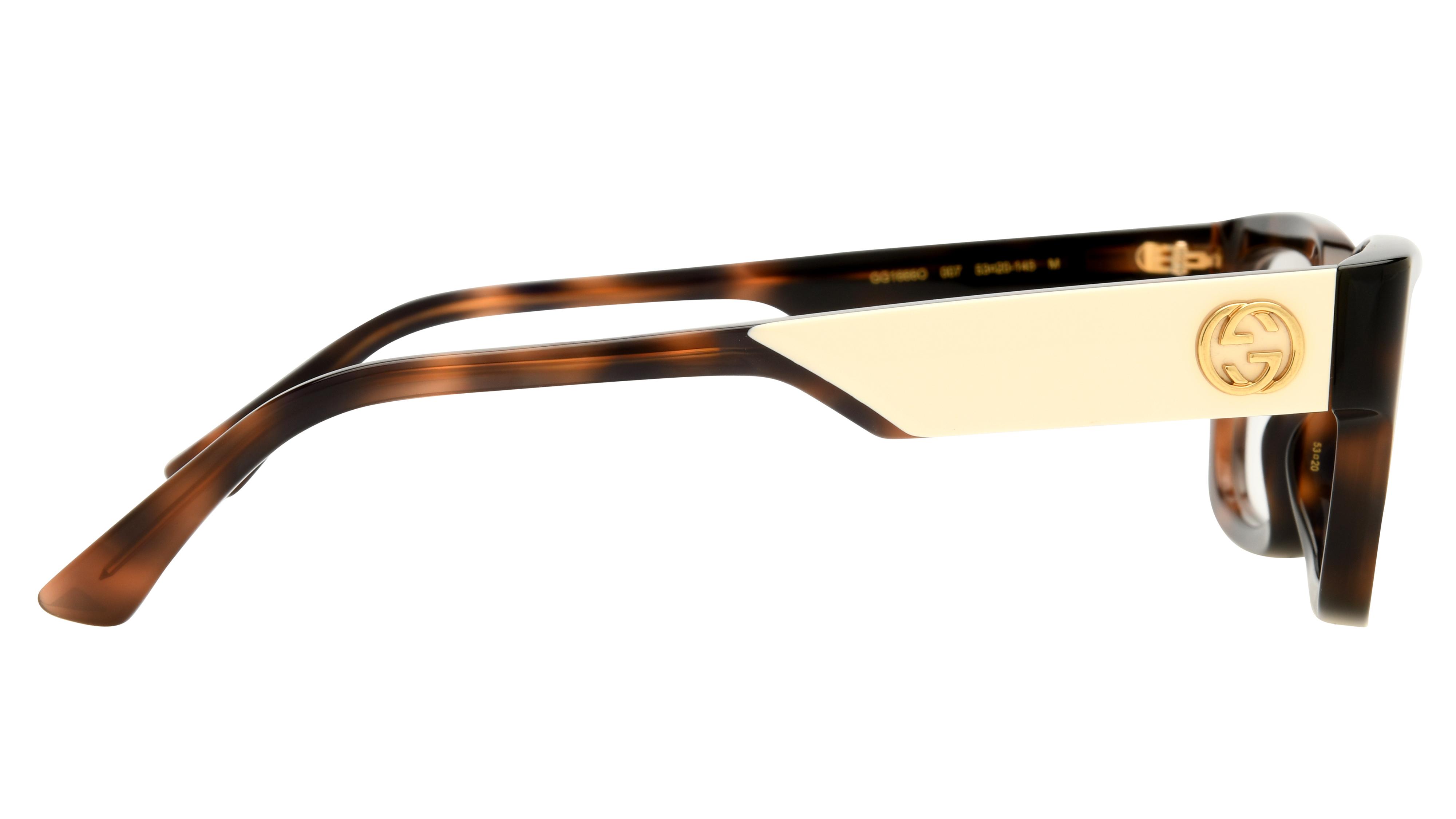 Lunettes de vue Gucci Femme Écaille Papillon Gg1666O Droite