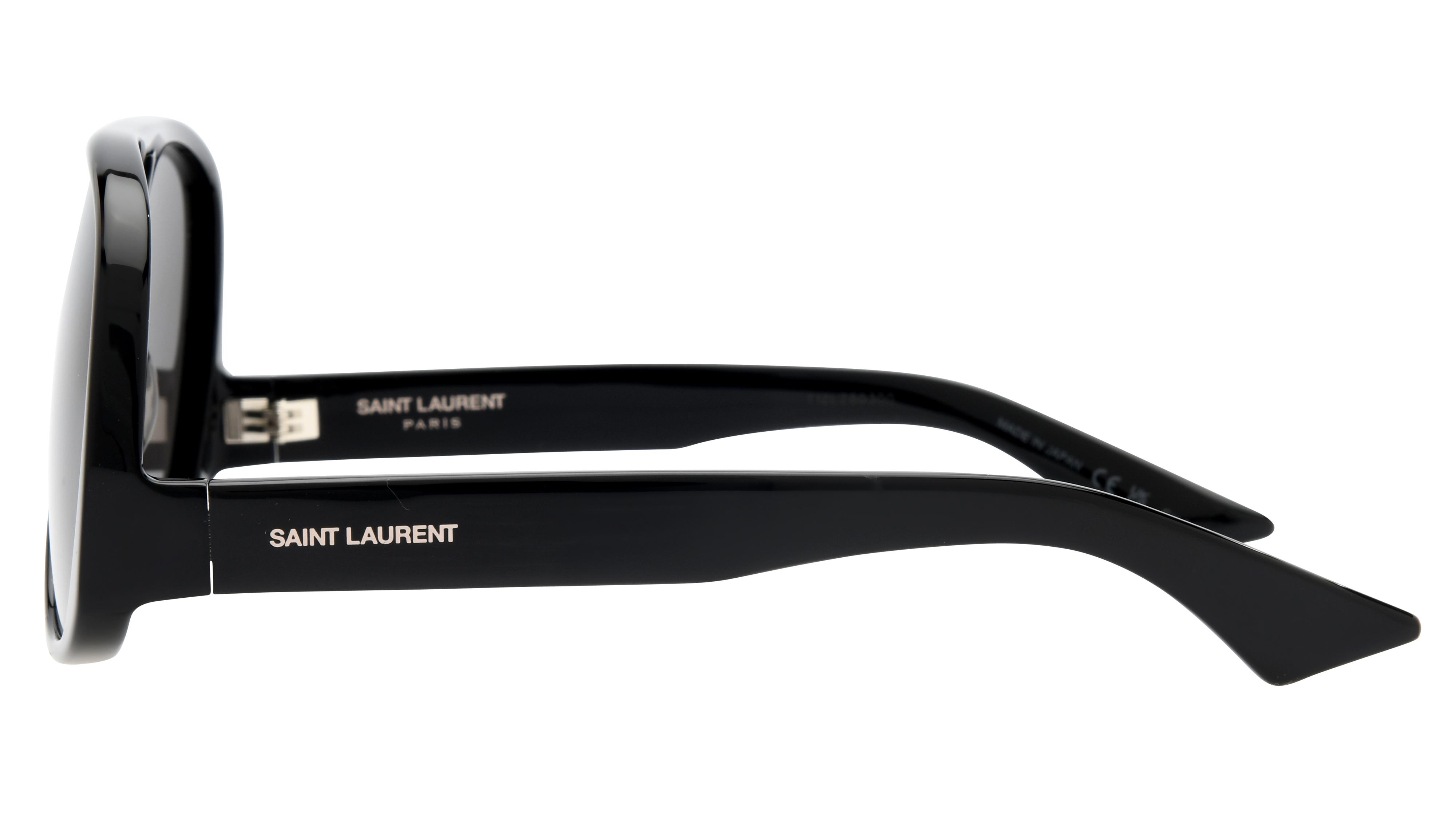 Lunettes de soleil Saint Laurent Femme Noir Aviateur Sl652Solace Gauche