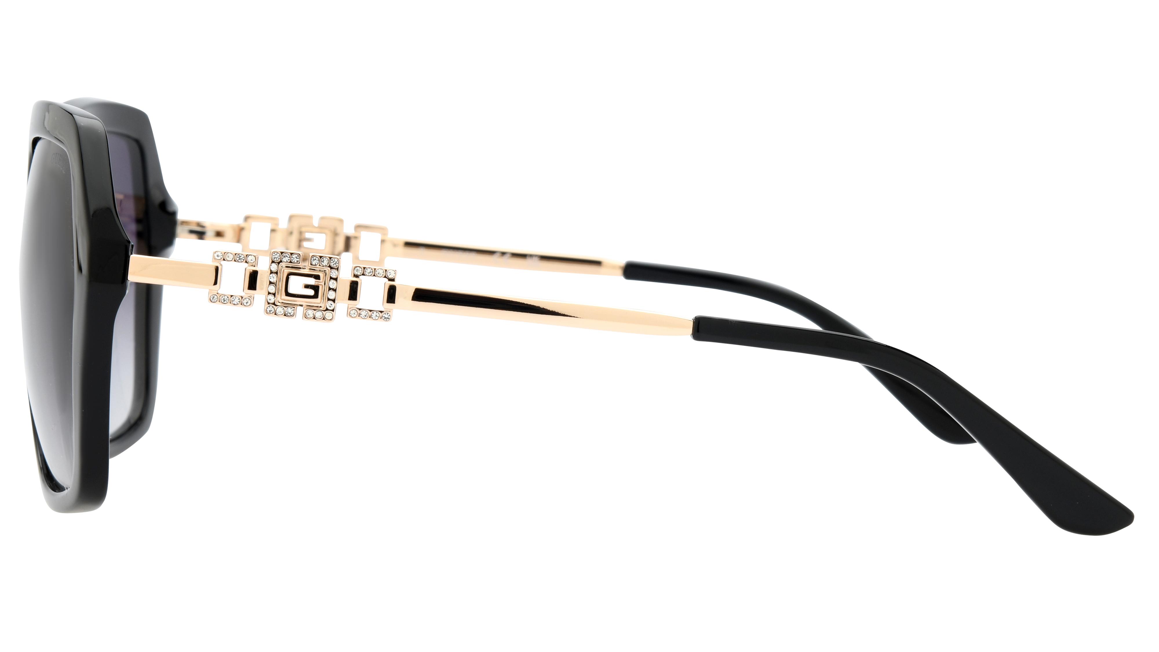 Lunettes de soleil Guess Femme Noir Carré Gu00267 Gauche