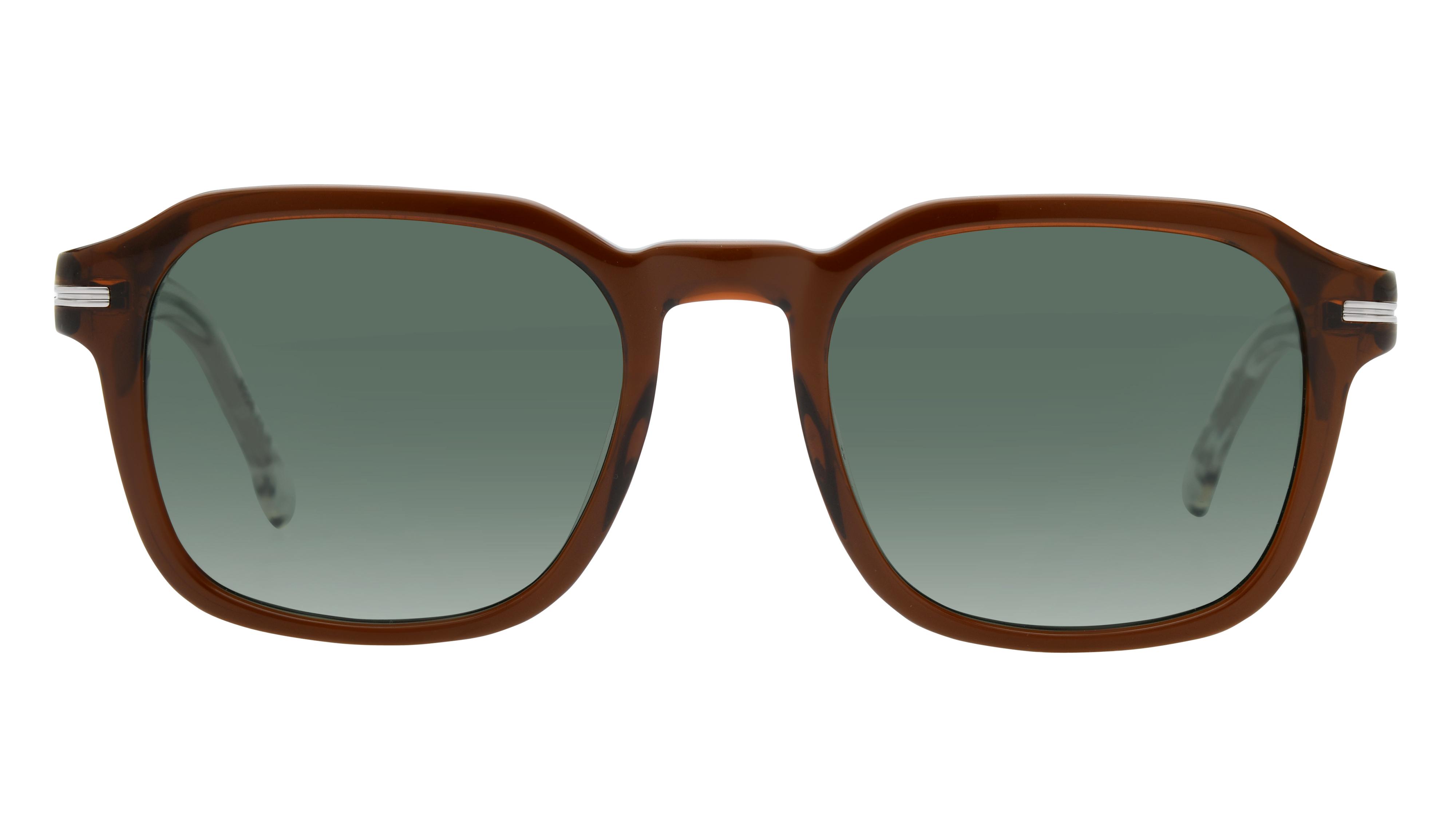 Lunettes de soleil Boss Homme Marron Rectangle Boss1627/S Face