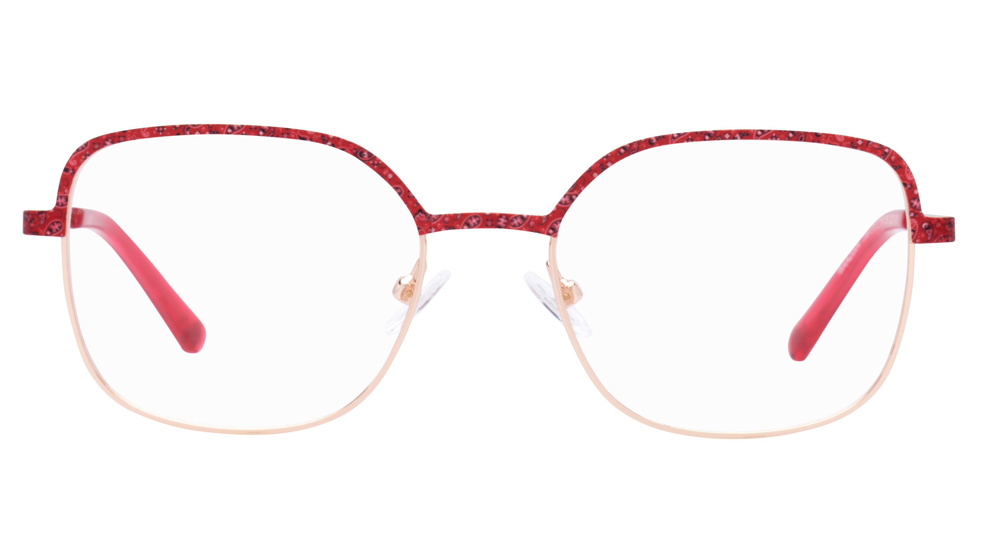 Lunettes de vue Baïa Femme Or Carré Baa2004 Face
