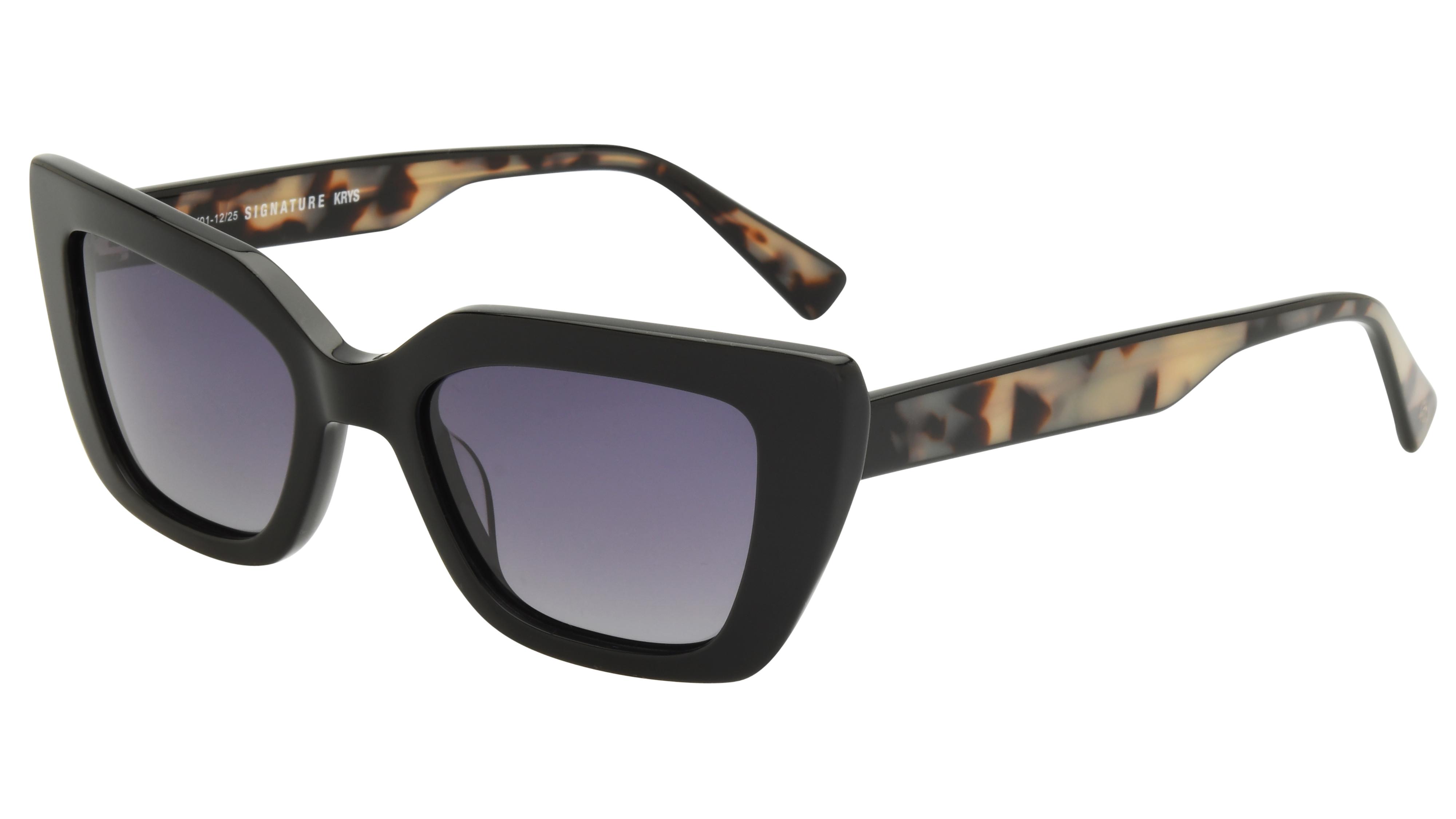 Lunettes de soleil Signature Krys Femme Noir Papillon skj2613-f Trois-Quart