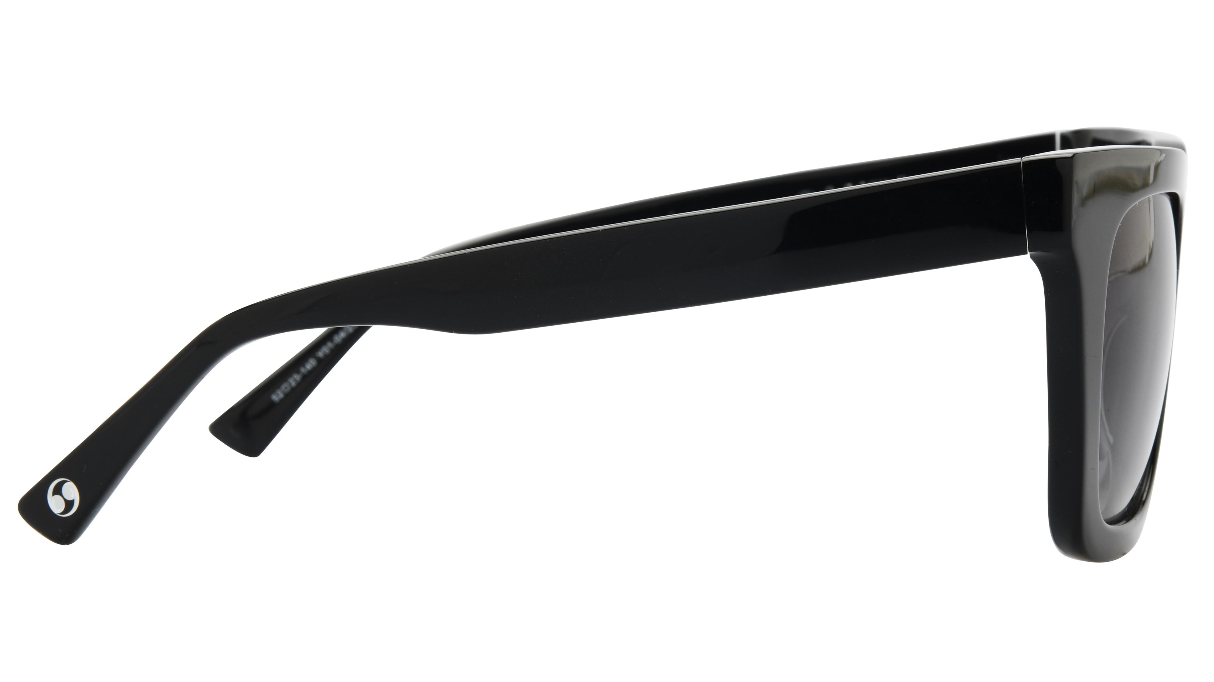 Lunettes de soleil Signature Krys Femme Noir Carré Sk999 Droite