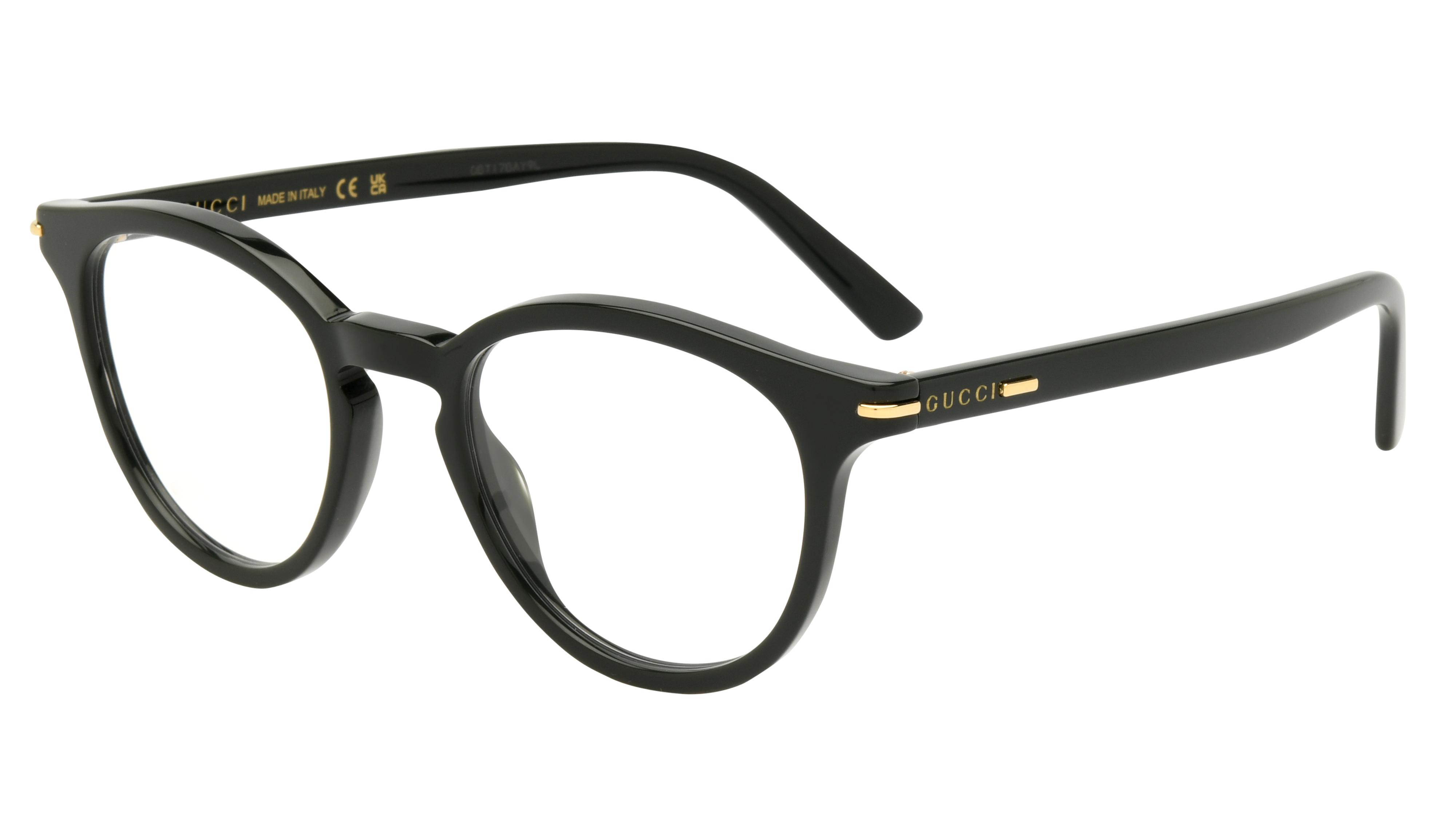 Lunettes de vue Gucci Homme Vert Ronde Gg1727O Trois-Quart