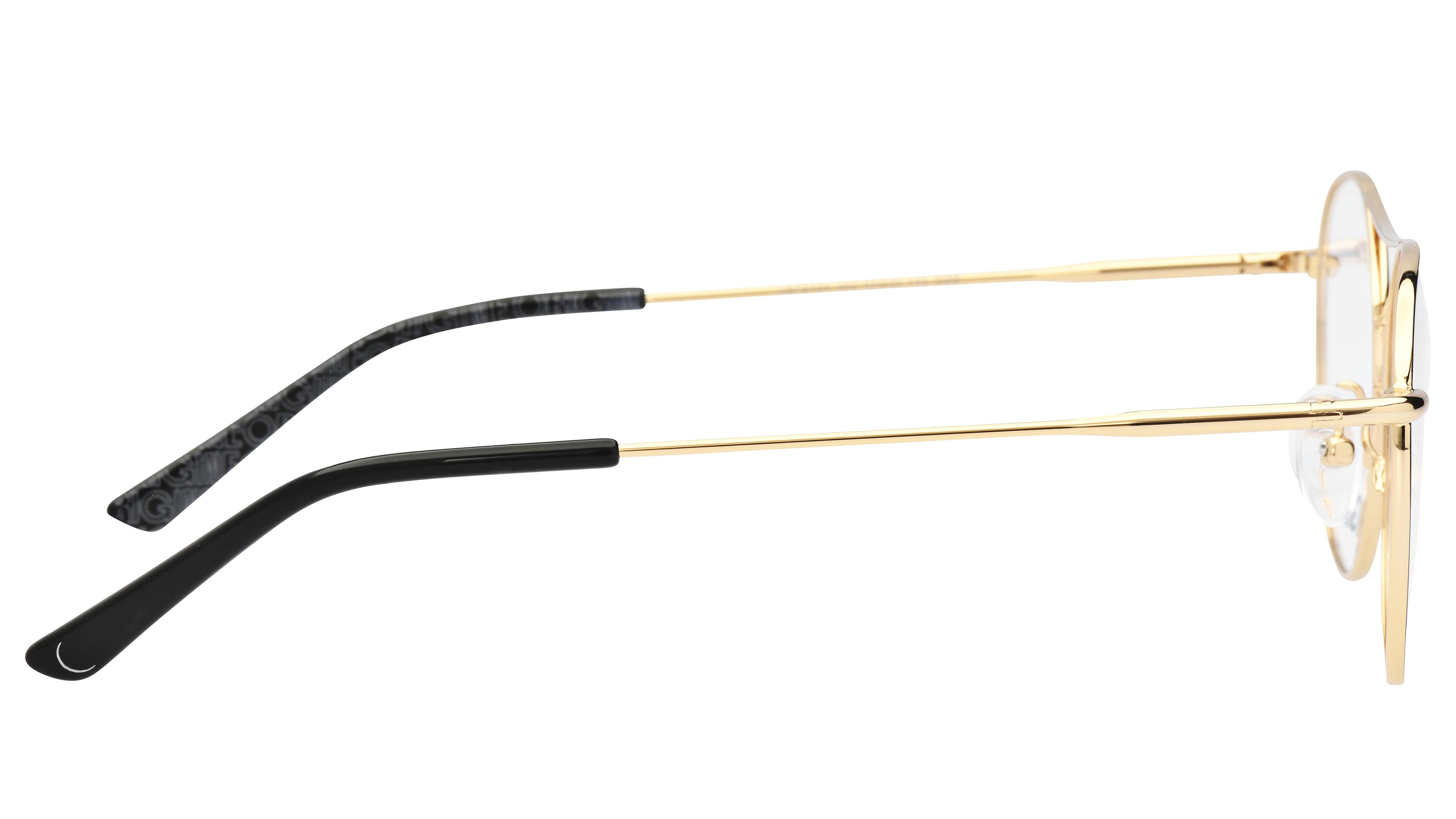 Lunettes de vue Signature Krys Femme Noir Ronde Kor2101 Droite