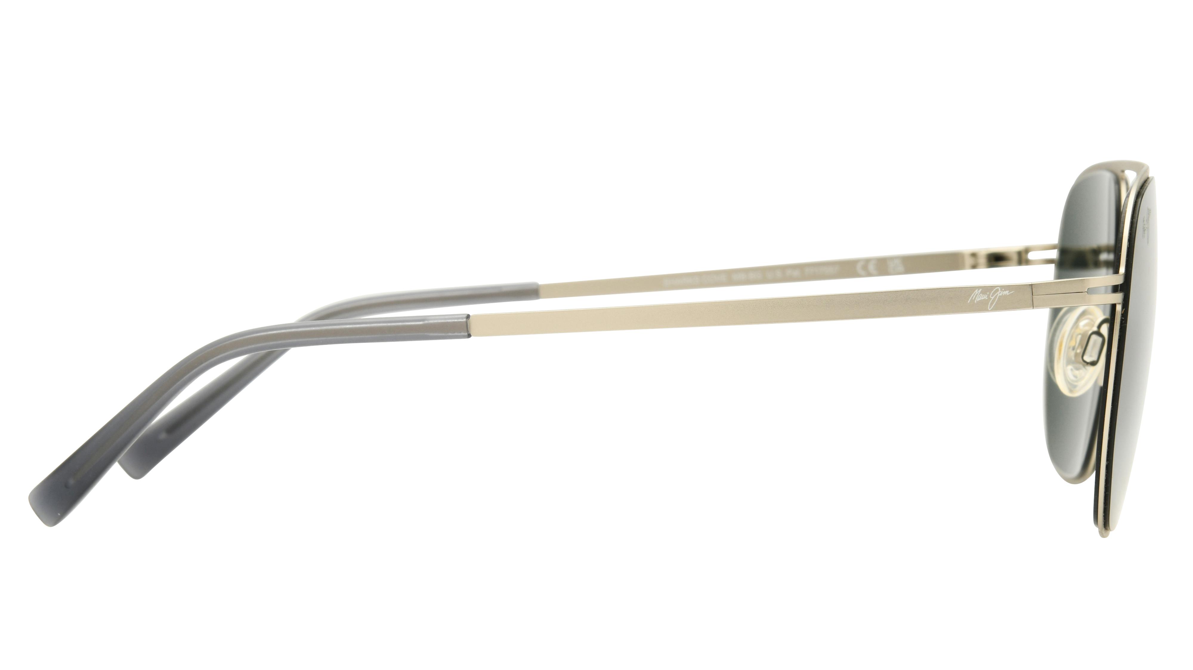 Lunettes de soleil  Mixte Argent Rectangle mj0605s Droite