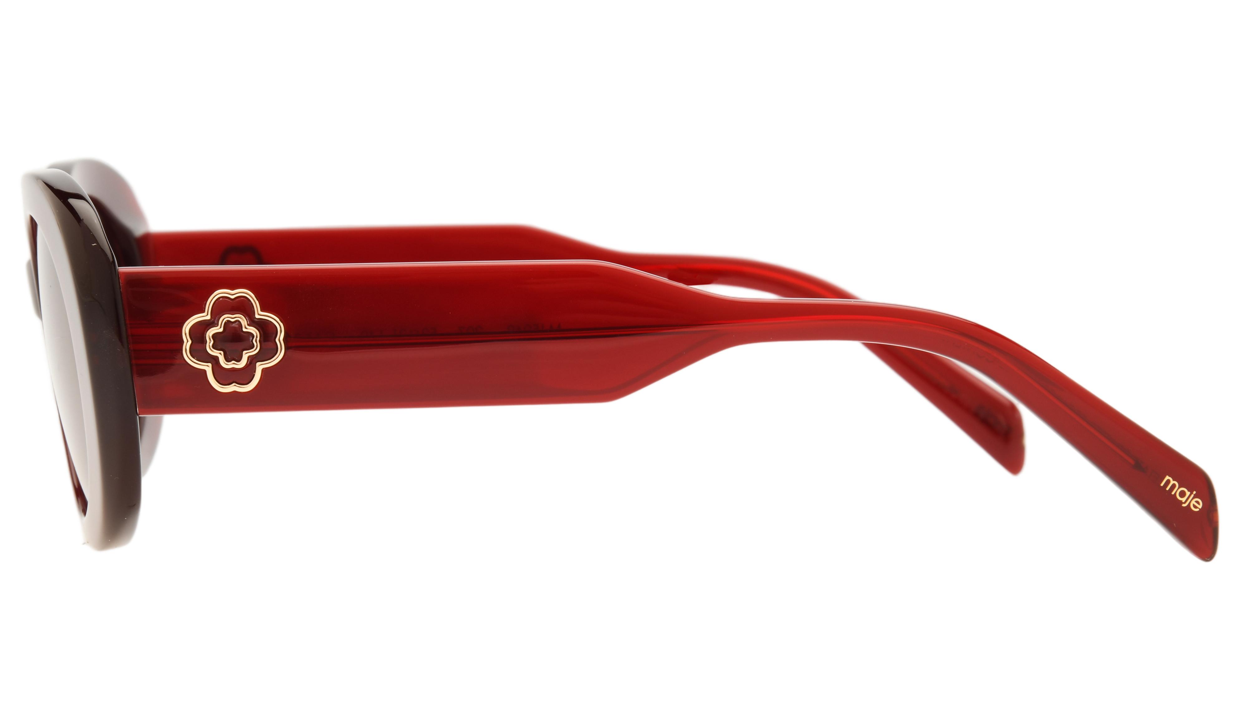 Lunettes de soleil Maje Femme Rouge Ovale Mj50482 Gauche