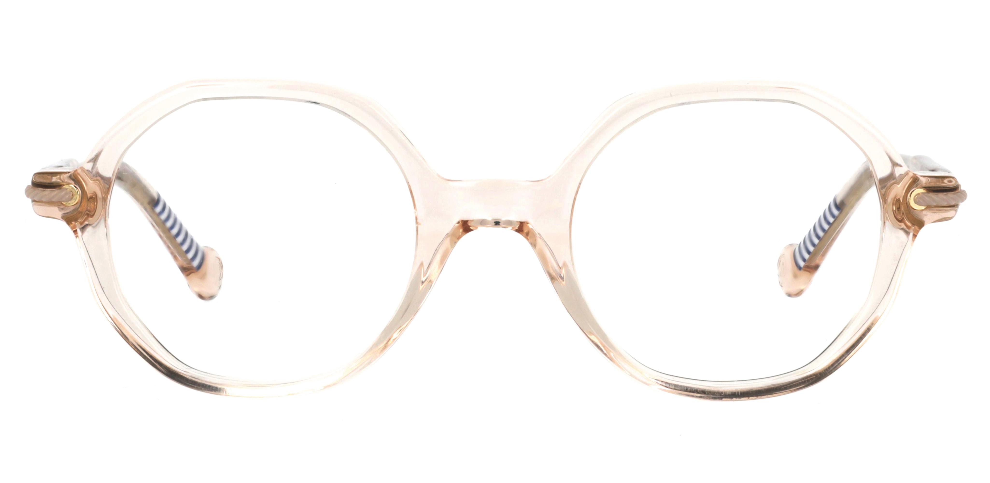 Lunettes de vue Petit Bateau Enfant Orange Arrondie Ouessant Face