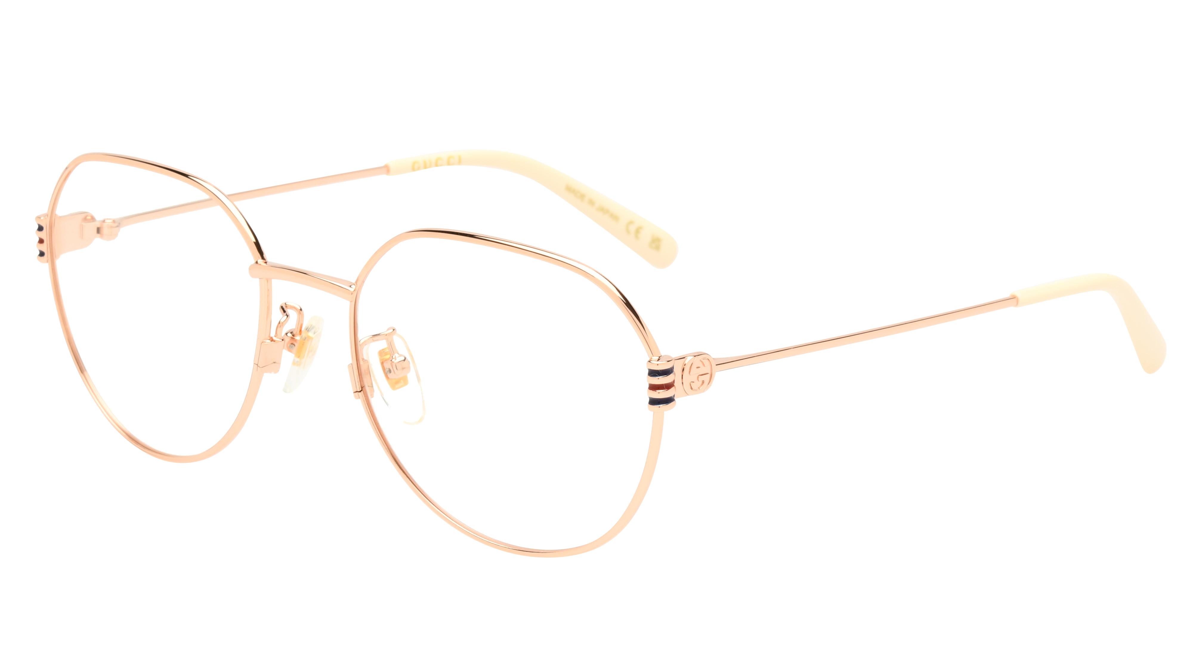 Lunettes de vue Gucci Femme Or Pantos Gg1675Ok Trois-Quart