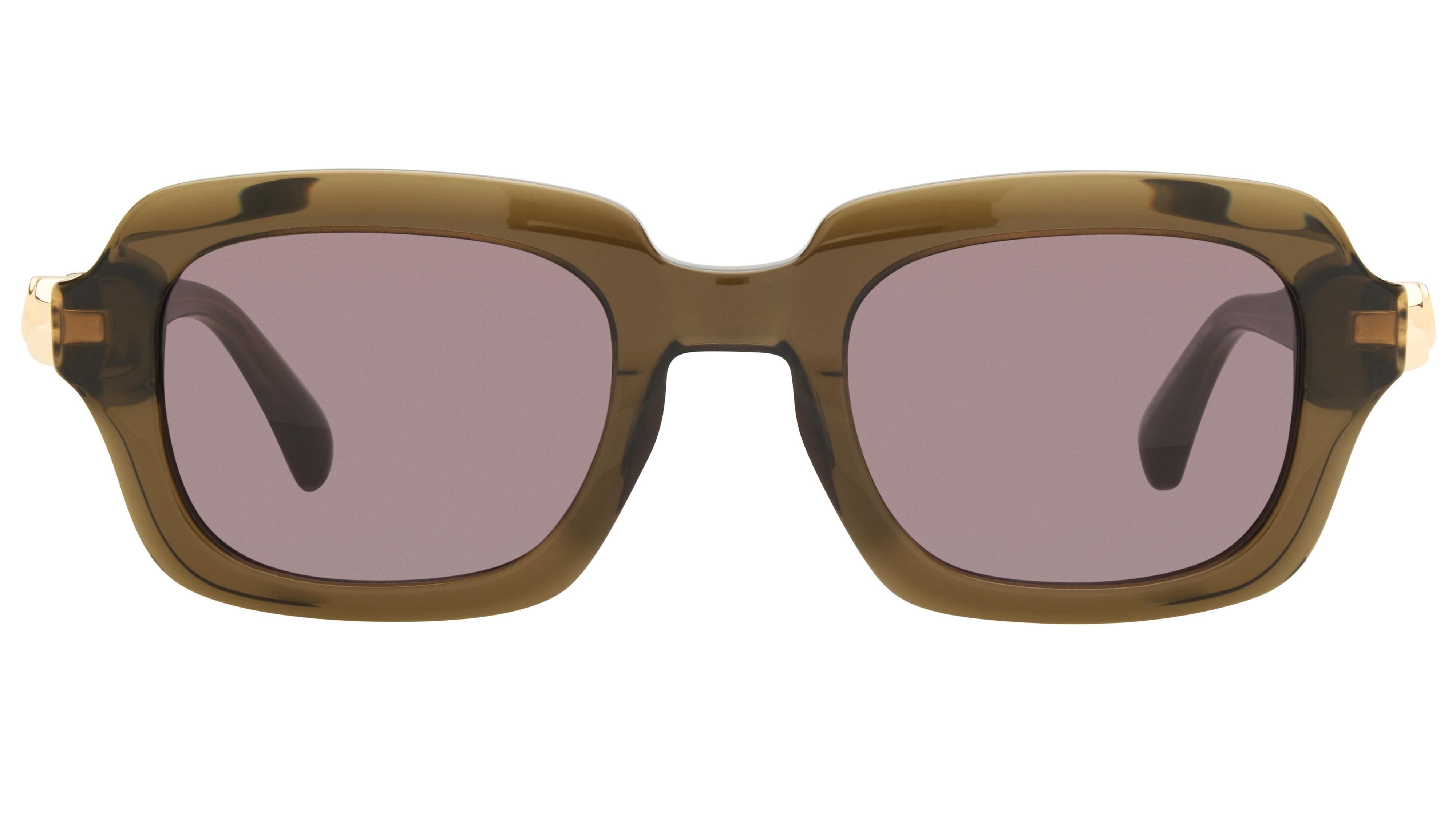 Lunettes de soleil Sandro Femme Vert Carré SD6102 Face