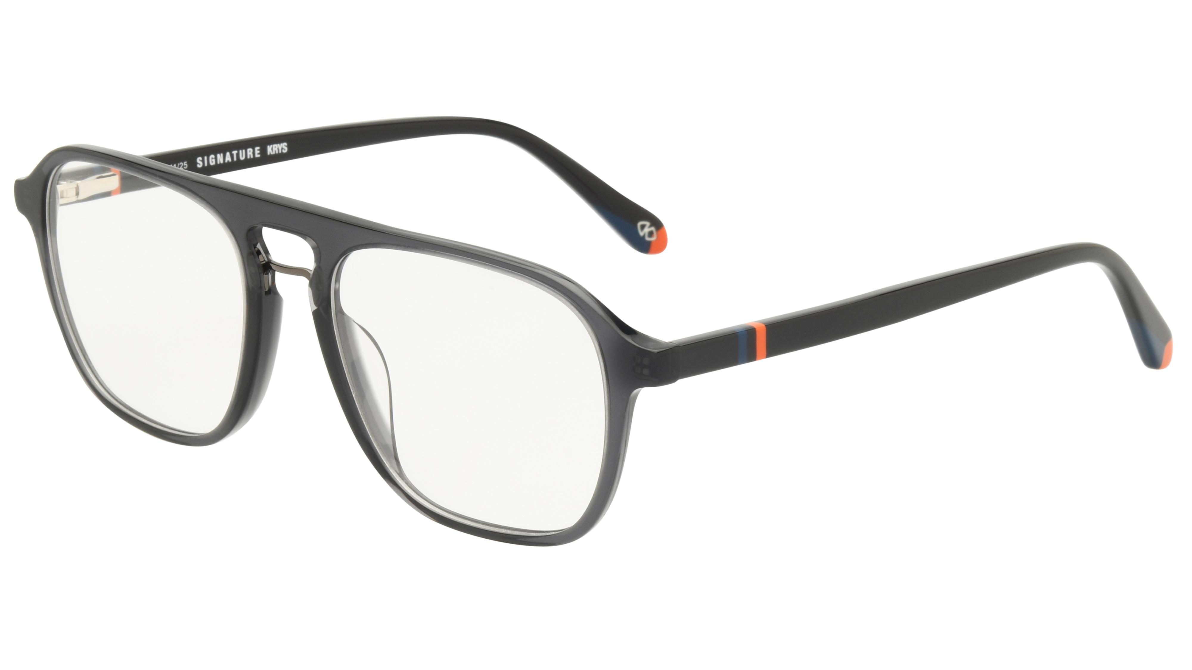Lunettes de vue Signature Krys Homme Gris Aviateur Moj2603 Trois-Quart