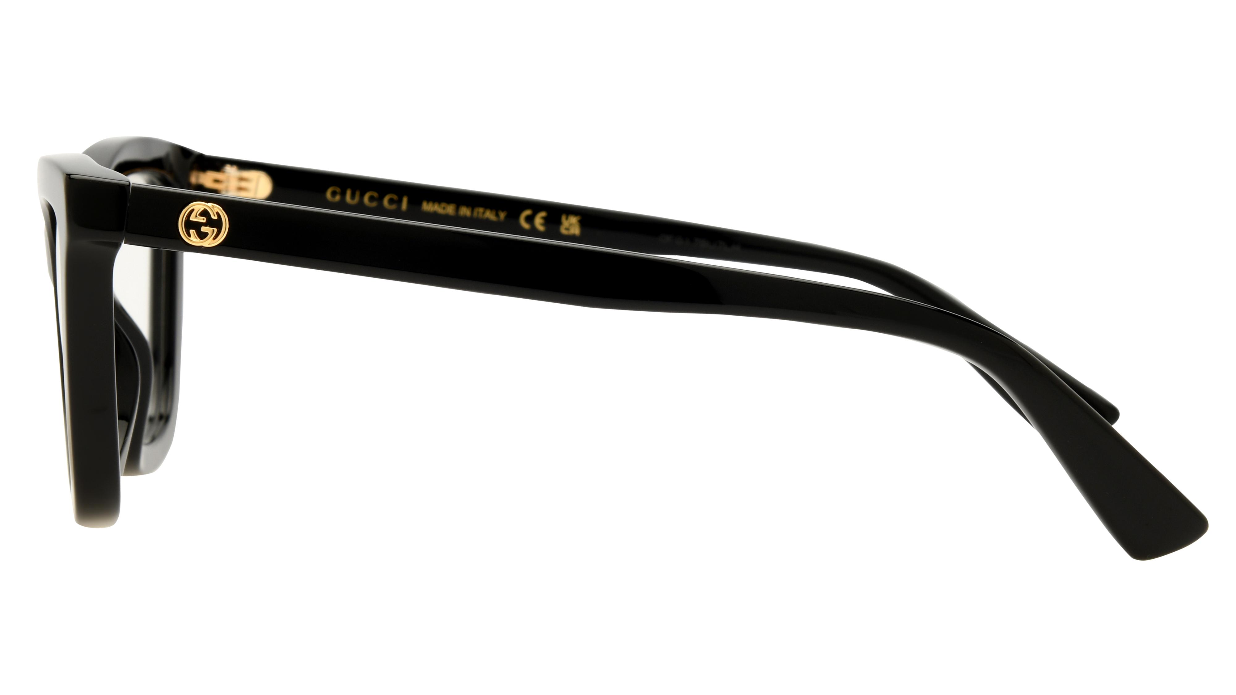 Lunettes de vue Gucci Femme Noir Papillon Gg1686O Gauche