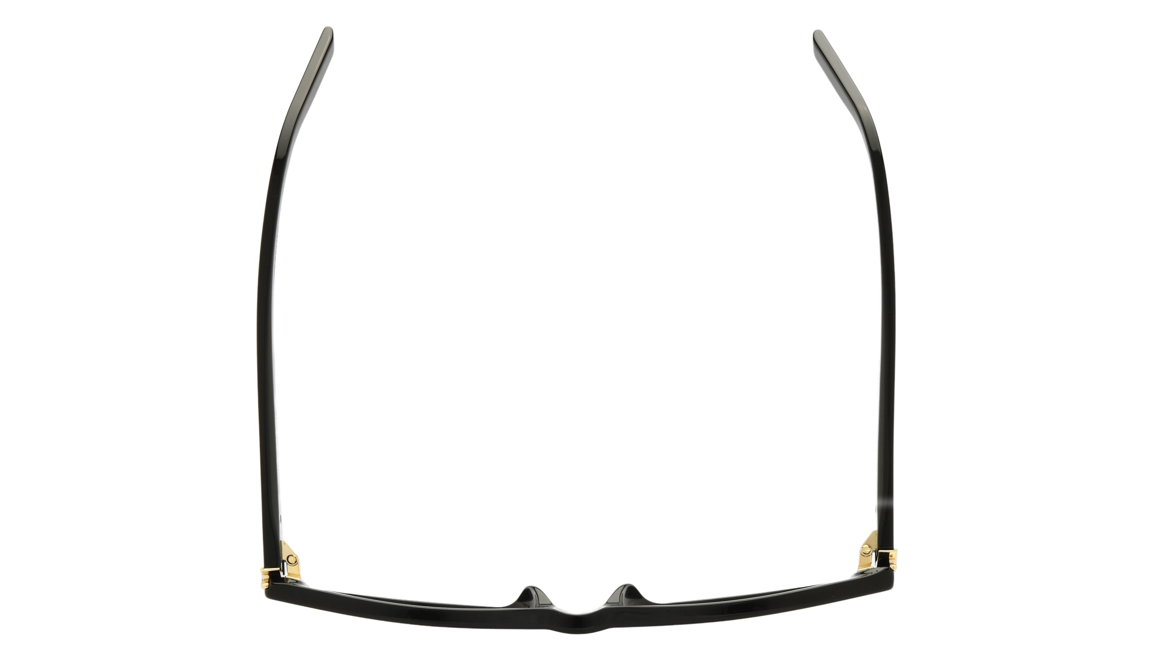 Lunettes de soleil Saint Laurent Femme Noir Ronde slm148 Dessus