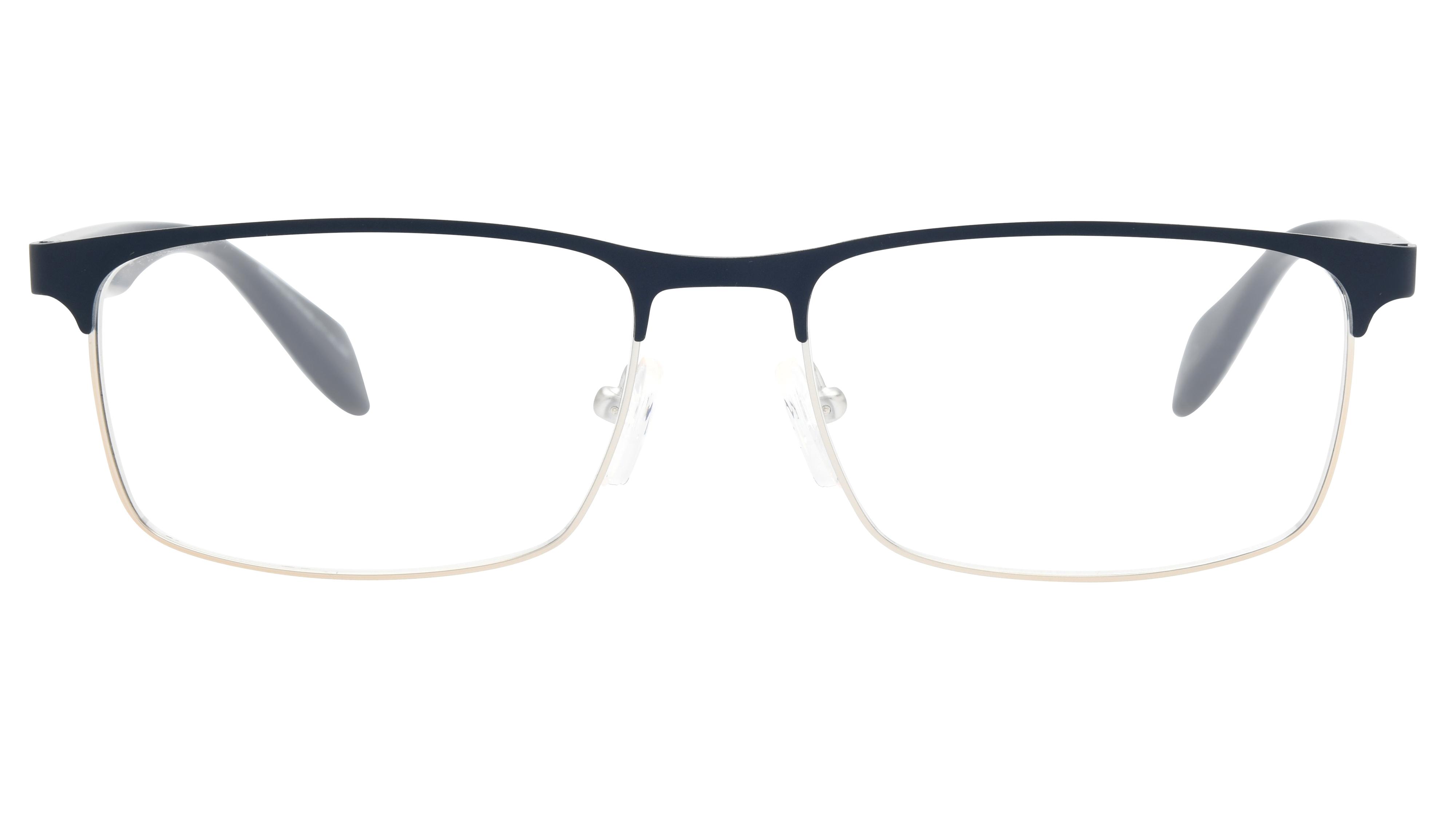 Lunettes de vue Emporio Armani Ea1149 3368 Bleu Fonce Mat Rectangle Krys
