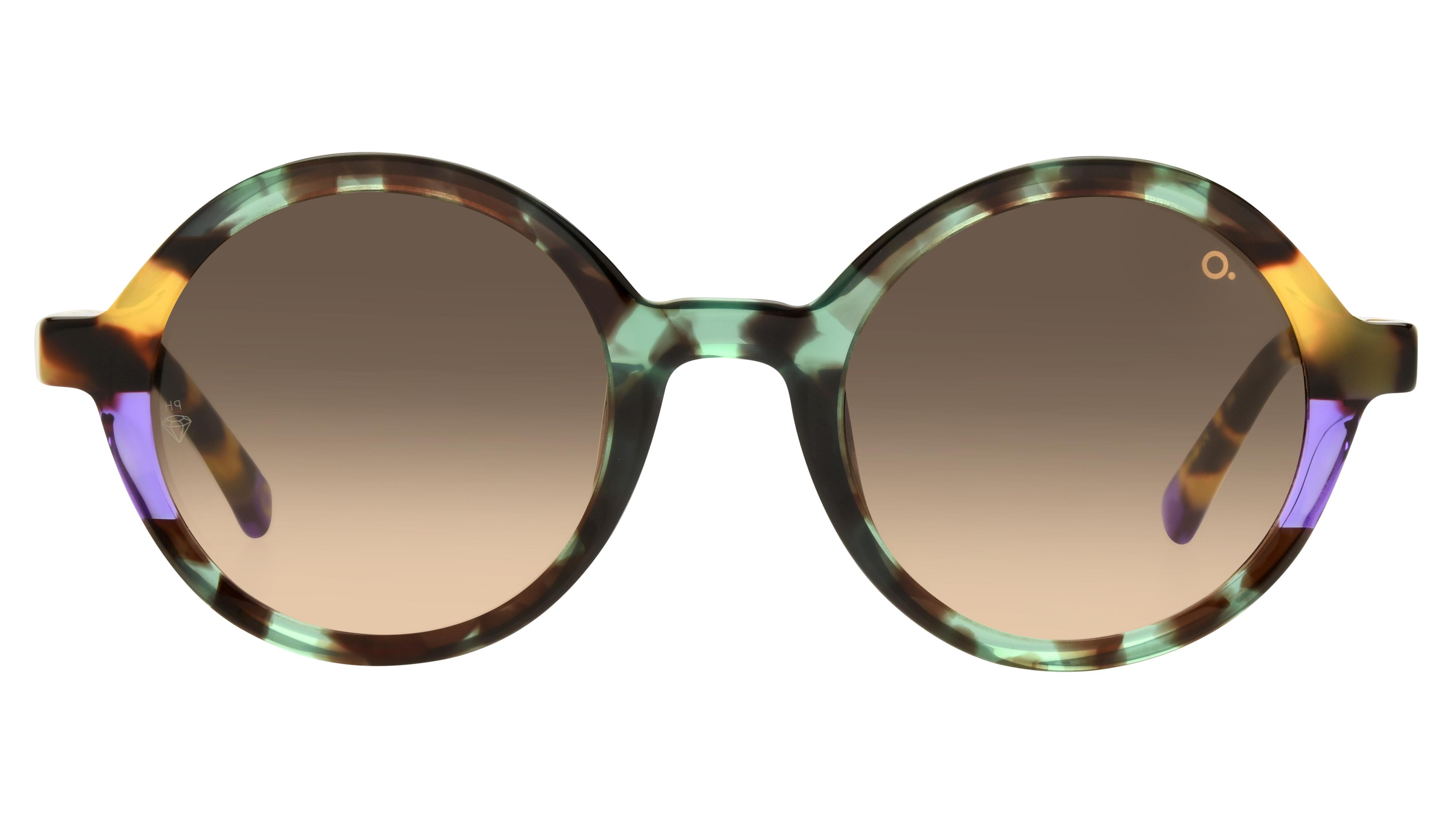 Lunettes de soleil Etnia Barcelona Femme Écaille Ronde Sagrera Face