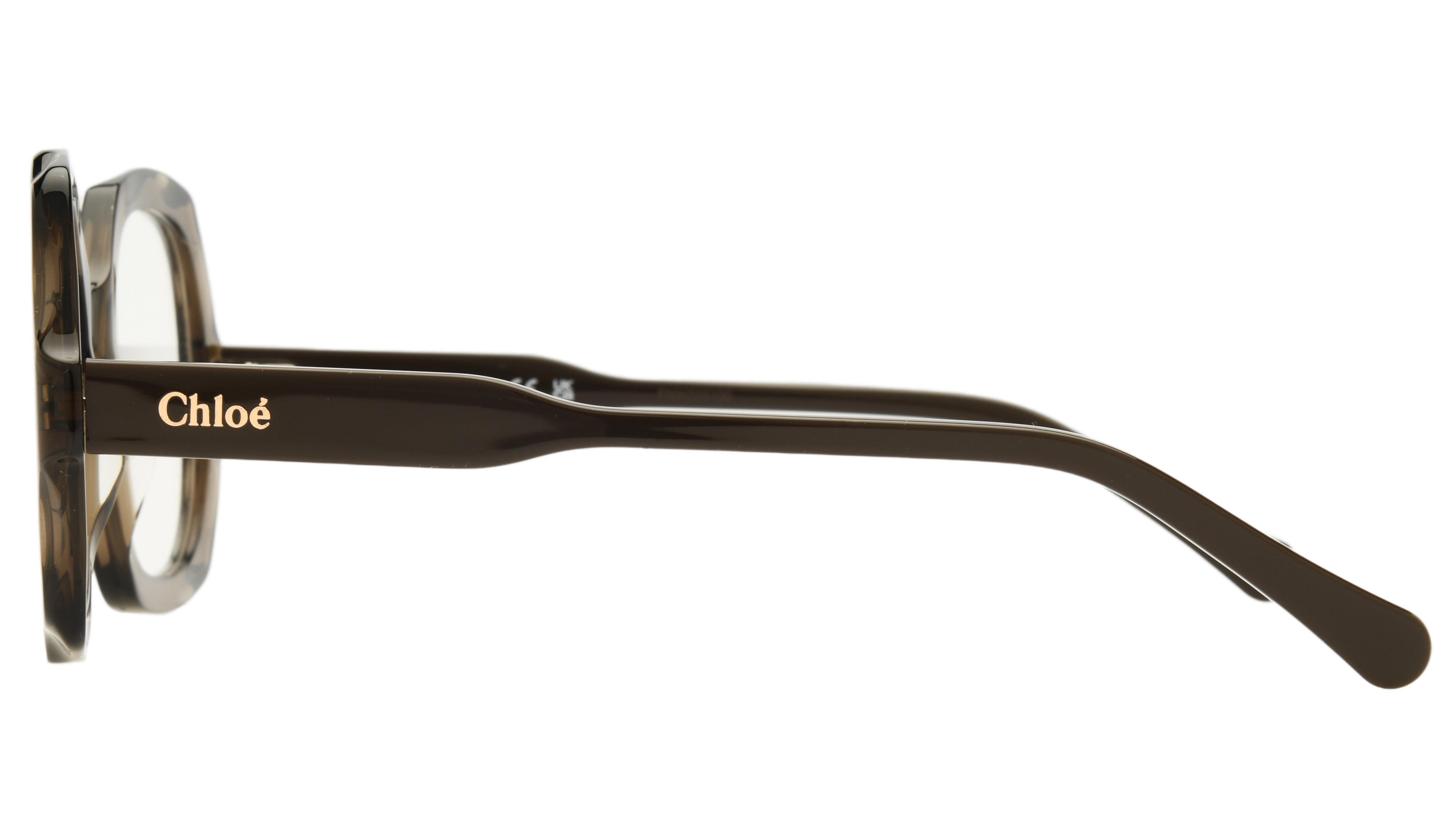 Lunettes de vue Chloé Femme Marron Carré ch0228o Gauche