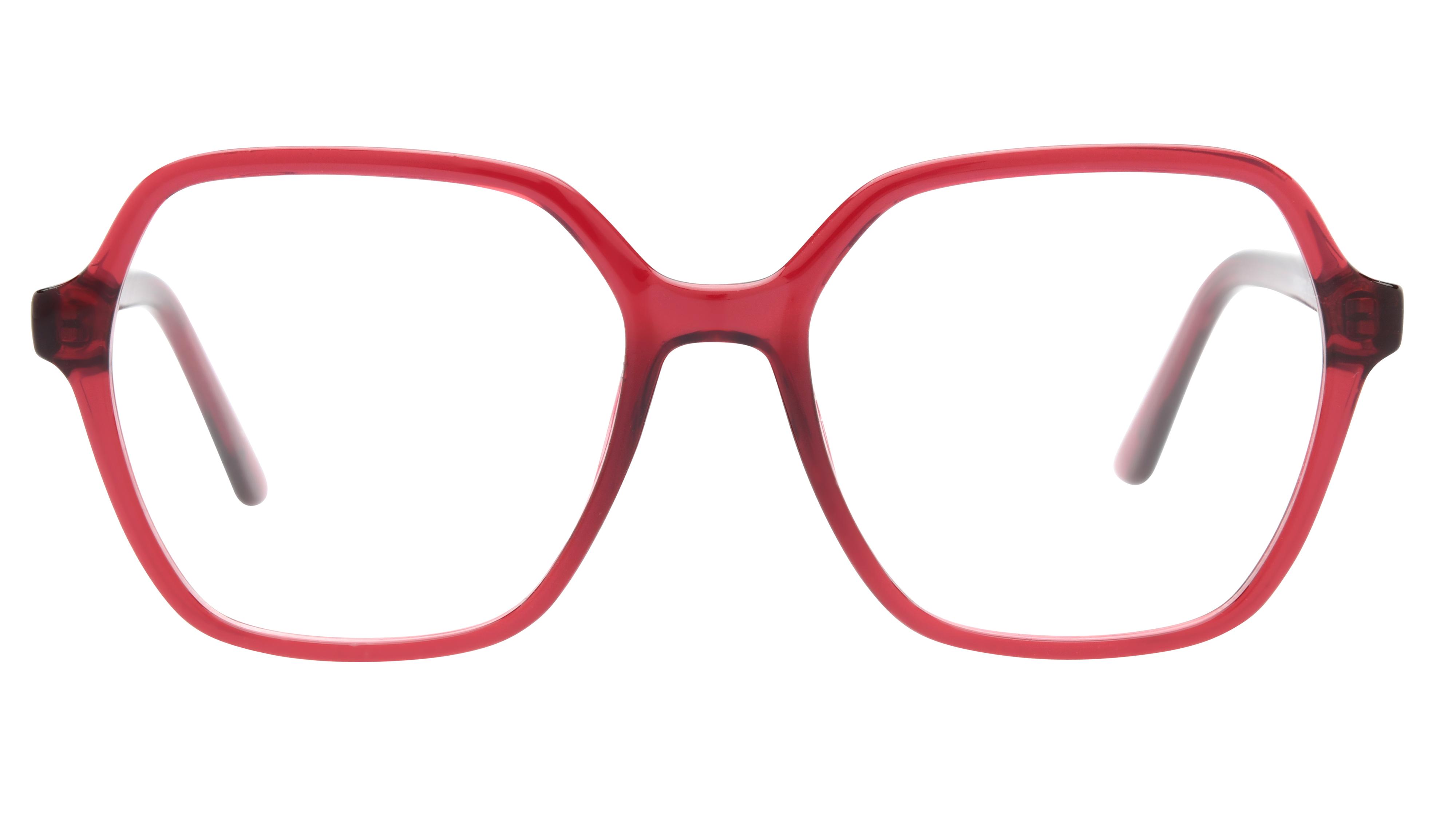 Lunettes de vue Signature Krys Femme Rose Carré Kor2402 Face