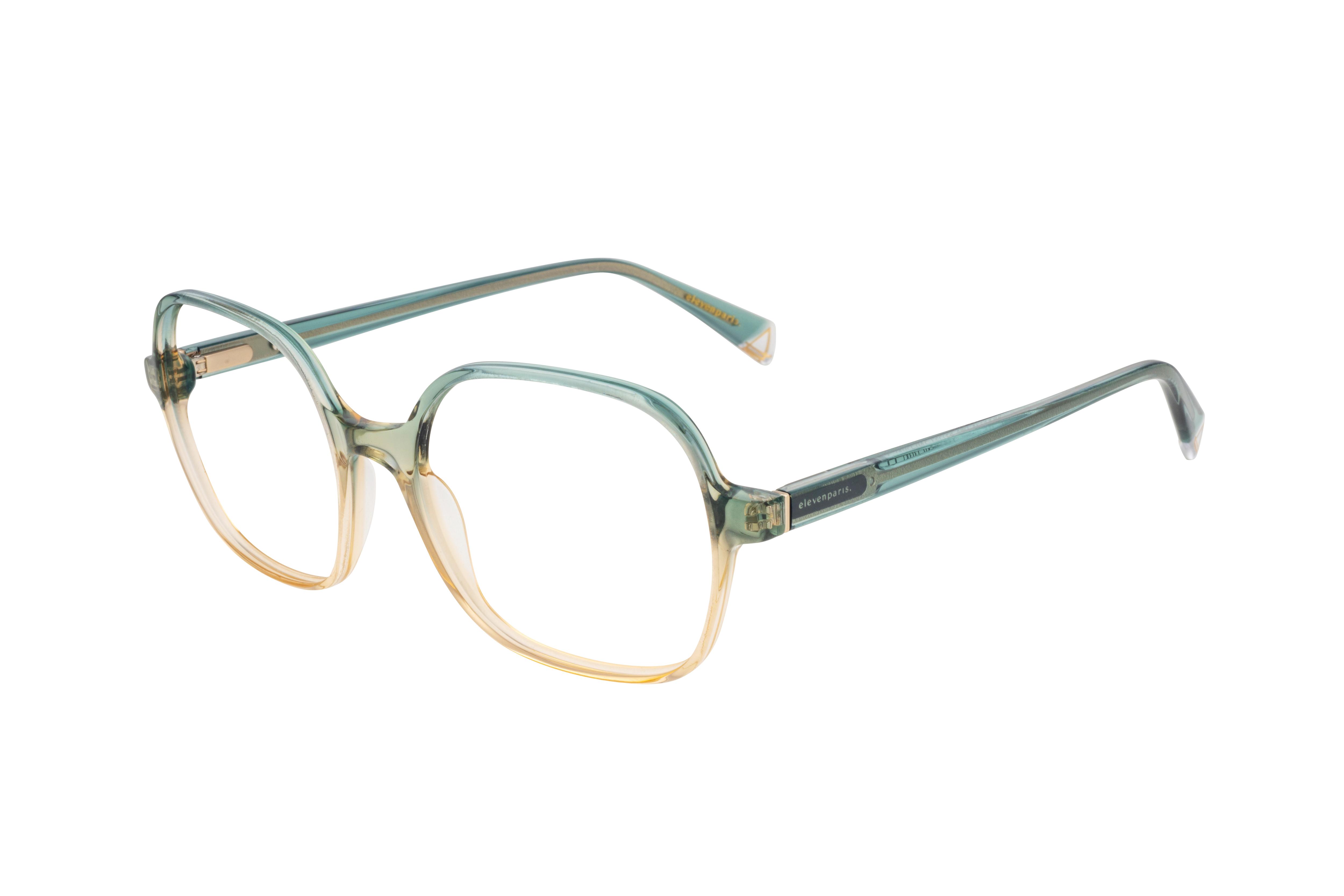 Lunettes de vue Eleven Paris EPAA134 D54 Vert Clair Pantos Krys
