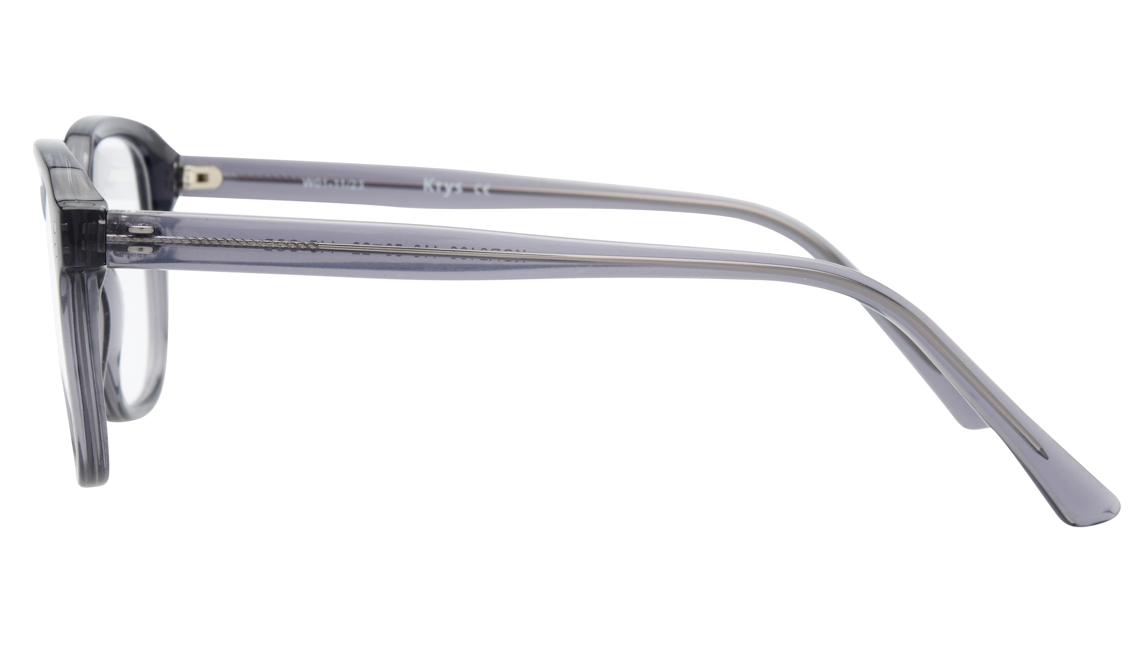 Lunettes de vue Signature Krys Homme Gris Rectangle Kor2406 Gauche