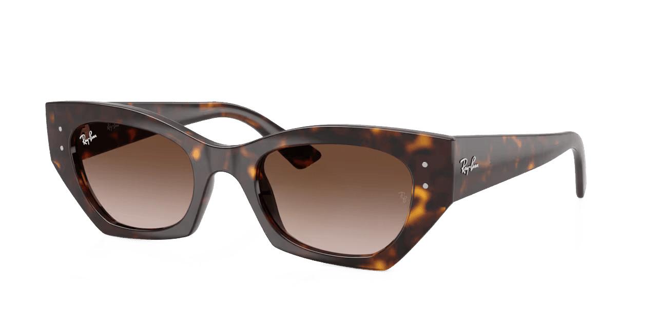 Lunettes de soleil Ray-Ban Mixte Écaille Rectangle Rb4430 Gauche